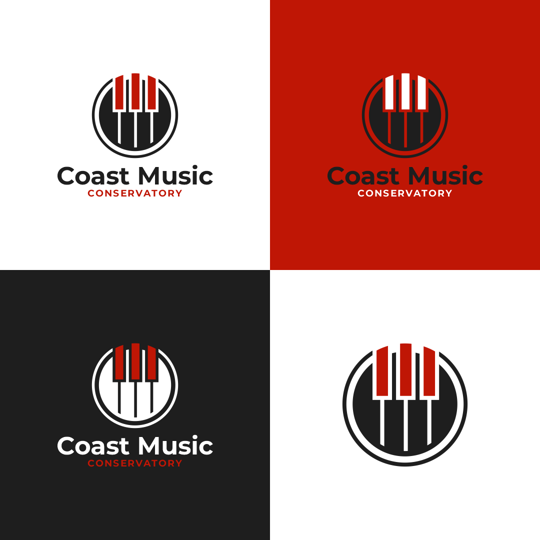 Diseño de Logo por Sketch Graphic para Coast Music Conservatory | Diseño #34696331