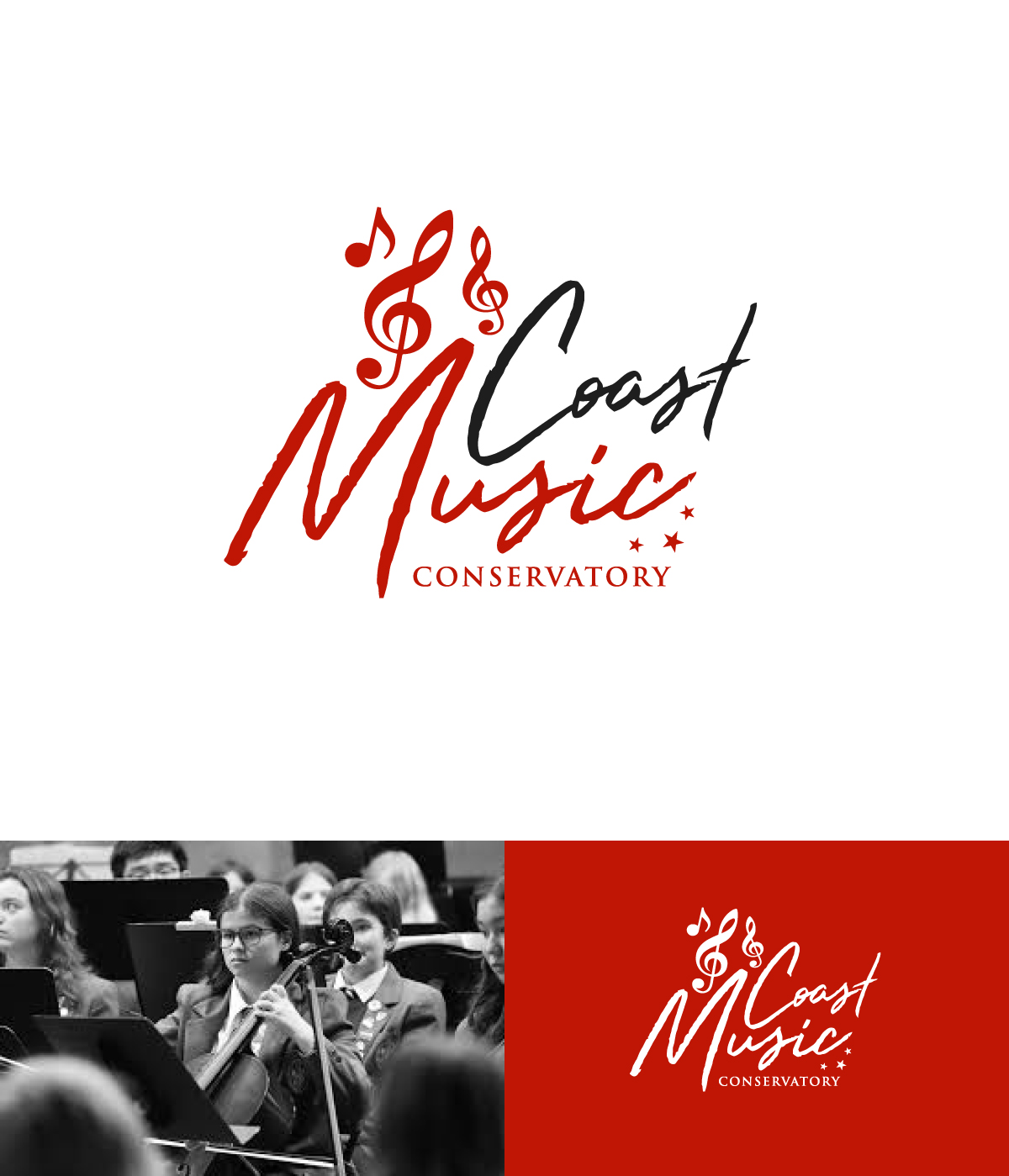 Logo Design by apik. for Coast Music Conservatory | Design #34688341