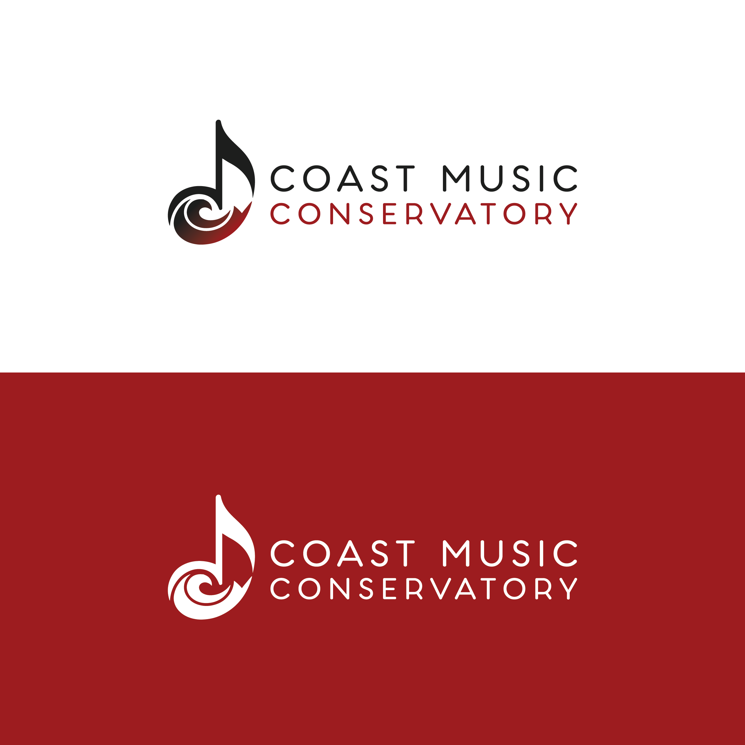 Diseño de Logo por archinity para Coast Music Conservatory | Diseño: #34720775