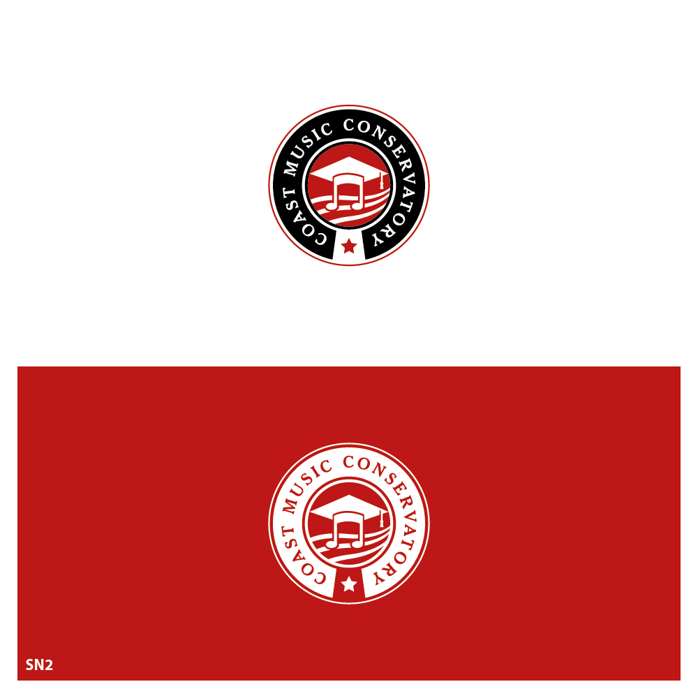 Logo Design by Sujit Banerjee for Coast Music Conservatory | Design #34690703