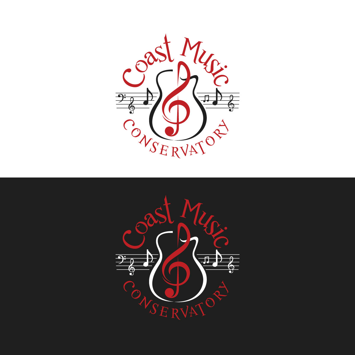 Diseño de Logo por prodesigns99 para Coast Music Conservatory | Diseño #34692941