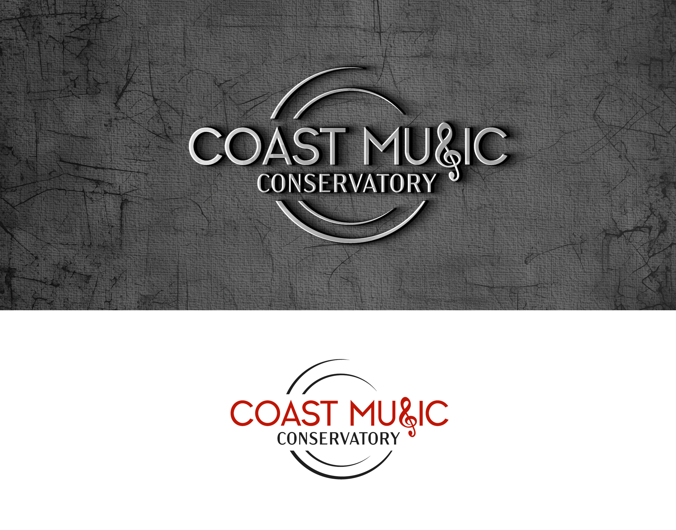 Logo Design by Rickyy for Coast Music Conservatory | Design #34692146