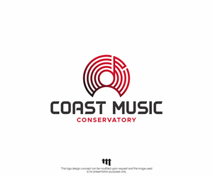 Diseño de Logo por MBARO para Coast Music Conservatory | Diseño: #34734162