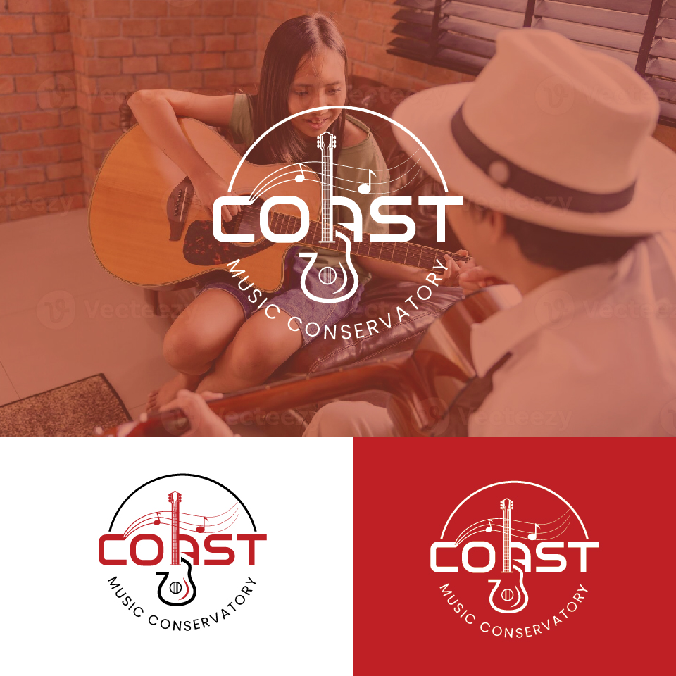 Logo Design by Maxo-Biz for Coast Music Conservatory | Design #34699528