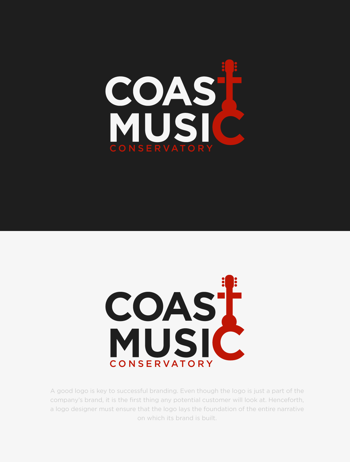 Logo Design by Abdul 20 for Coast Music Conservatory | Design #34728271