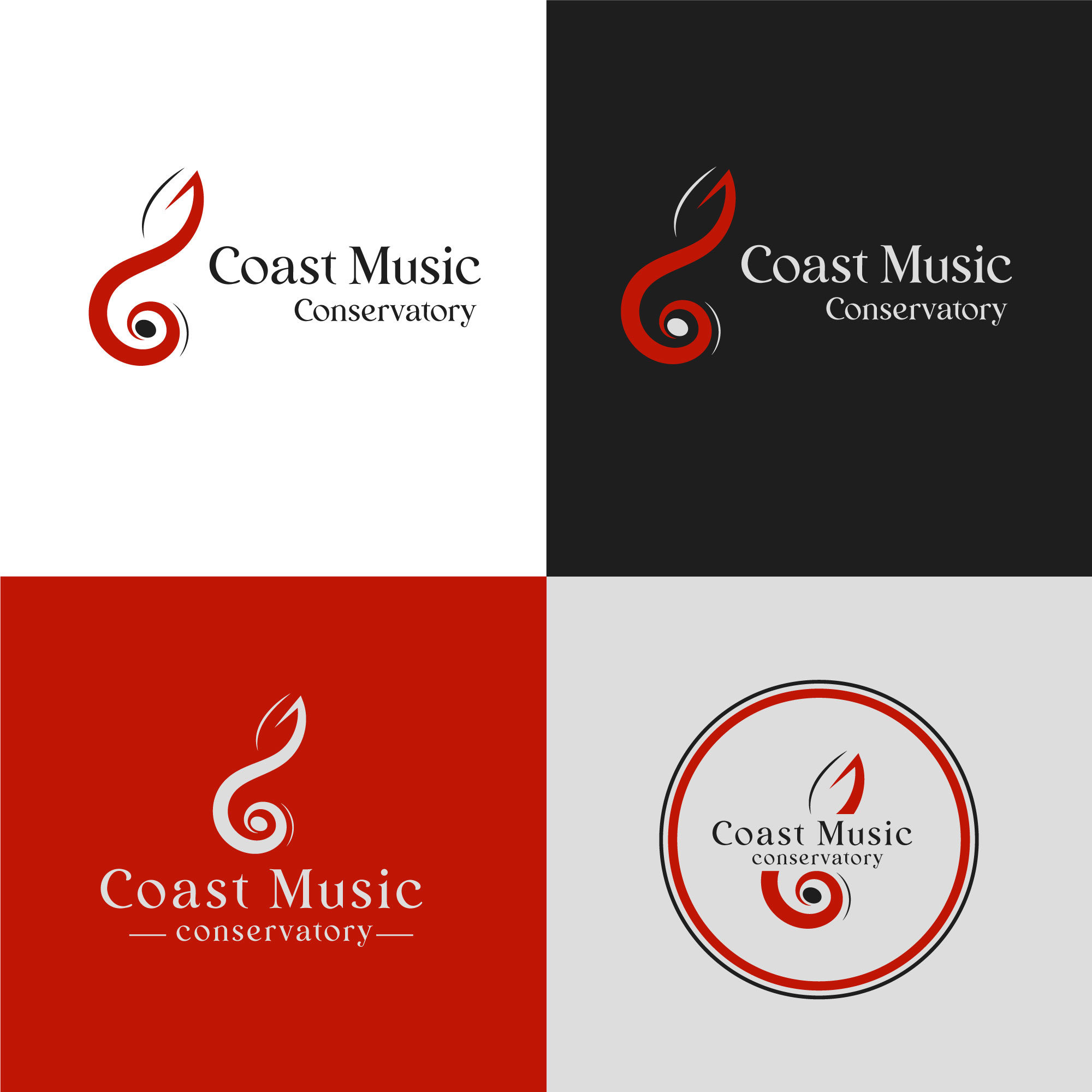 Diseño de Logo por Jarry199776 para Coast Music Conservatory | Diseño #34709034