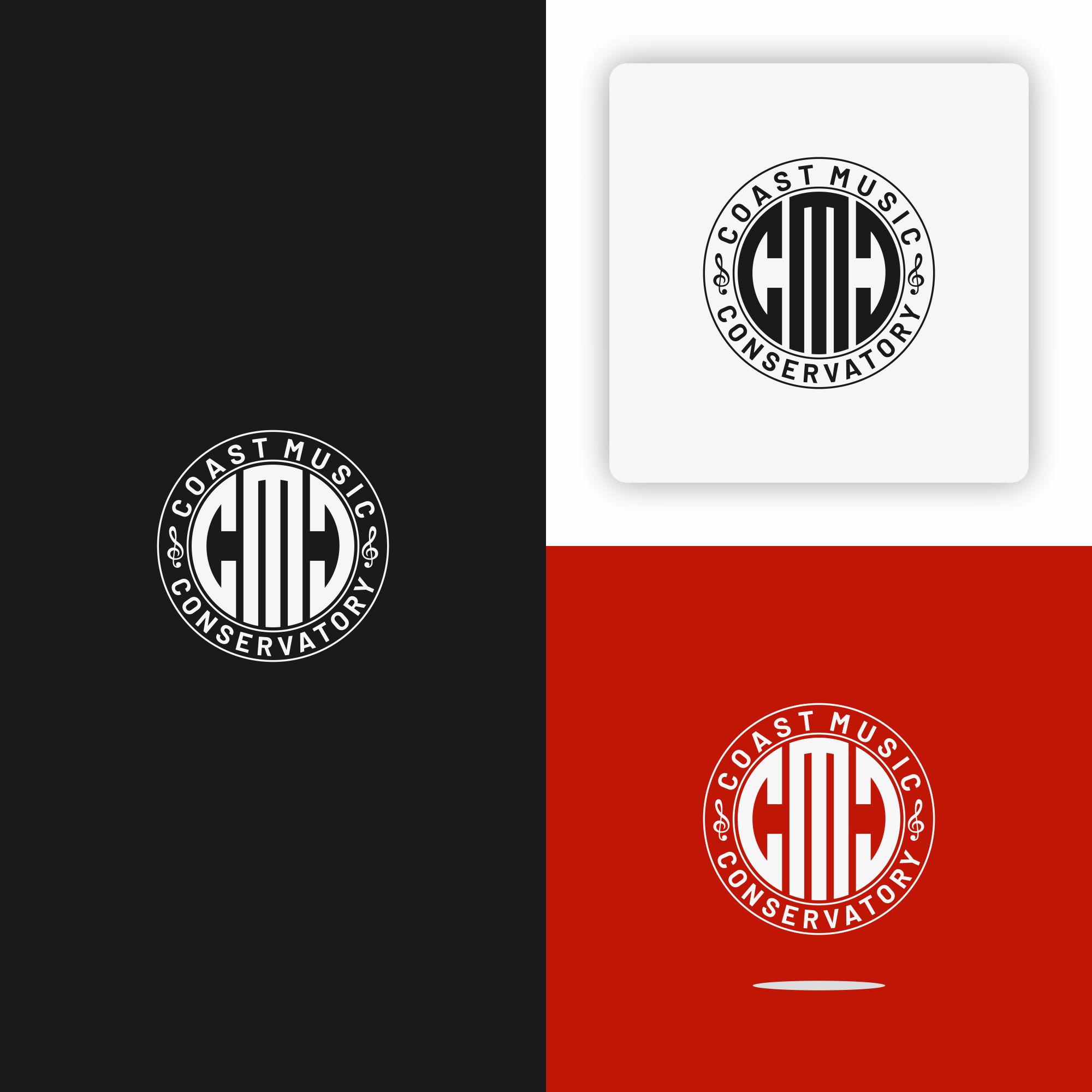 Logo Design by ark 2 for Coast Music Conservatory | Design #34690766