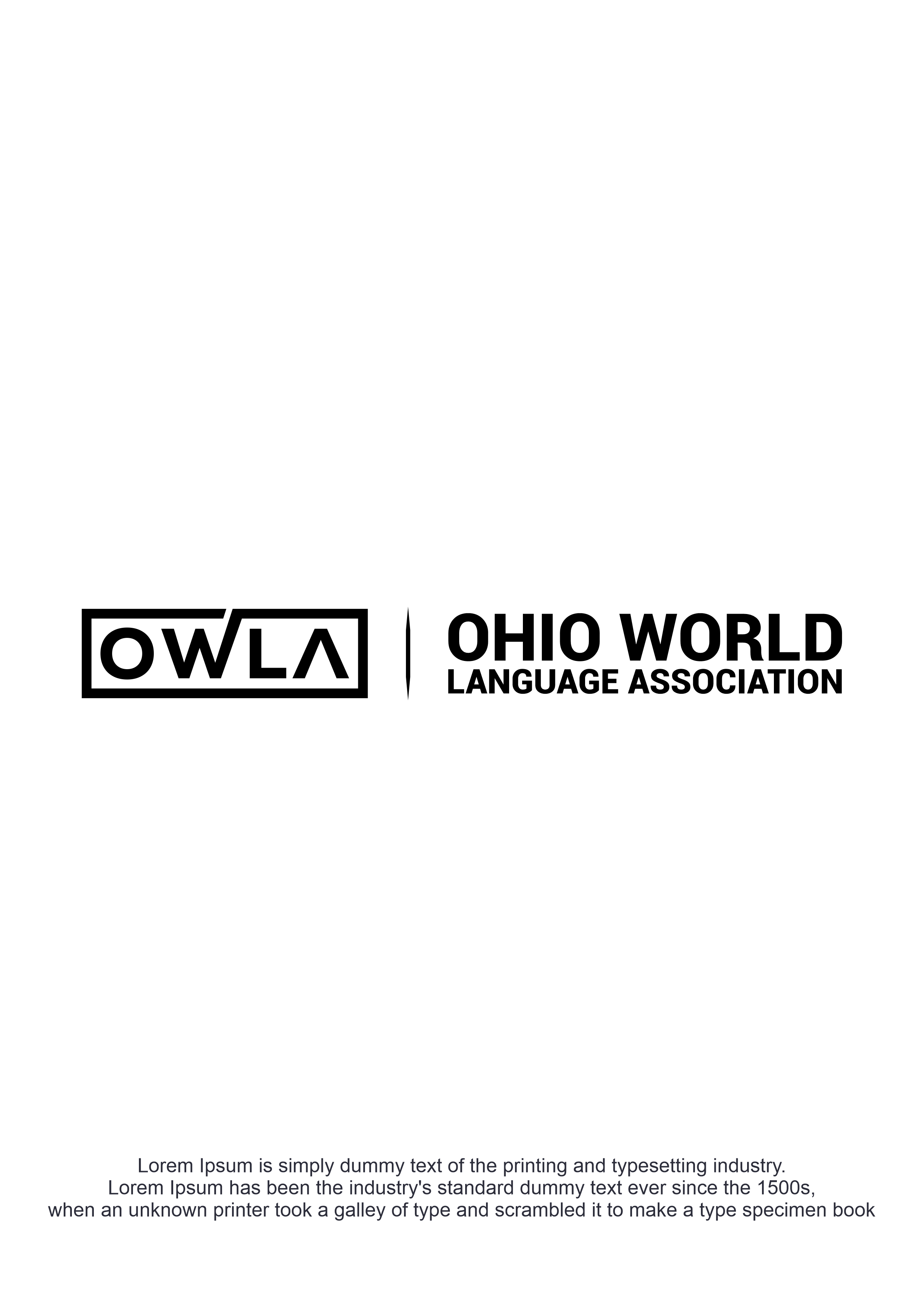 Logo Design by Abigaill_design for Ohio World Language Association | Design #34677522