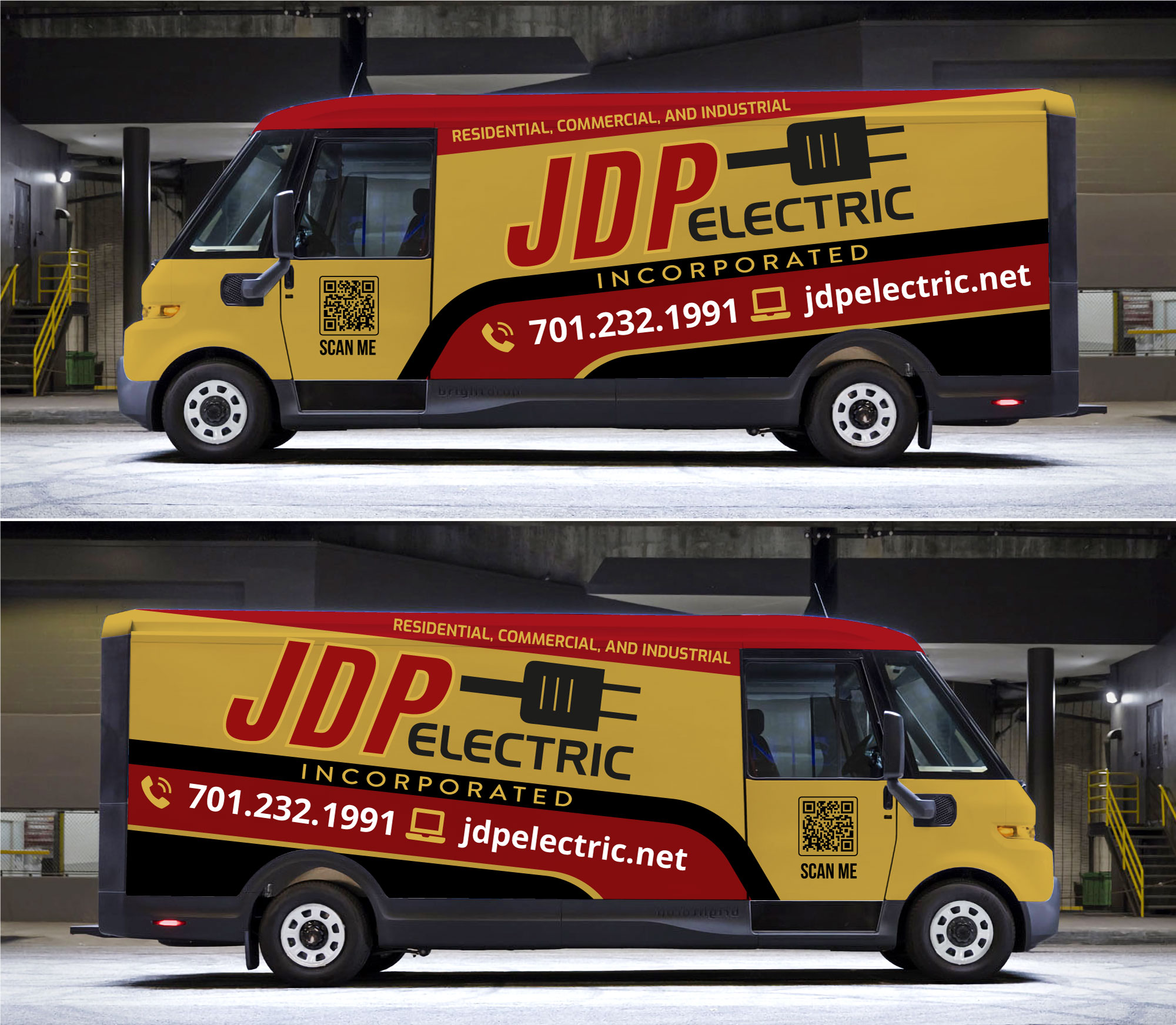 Car Wrap Design by WrapTonic24 for JDP Electric | Design #34705525