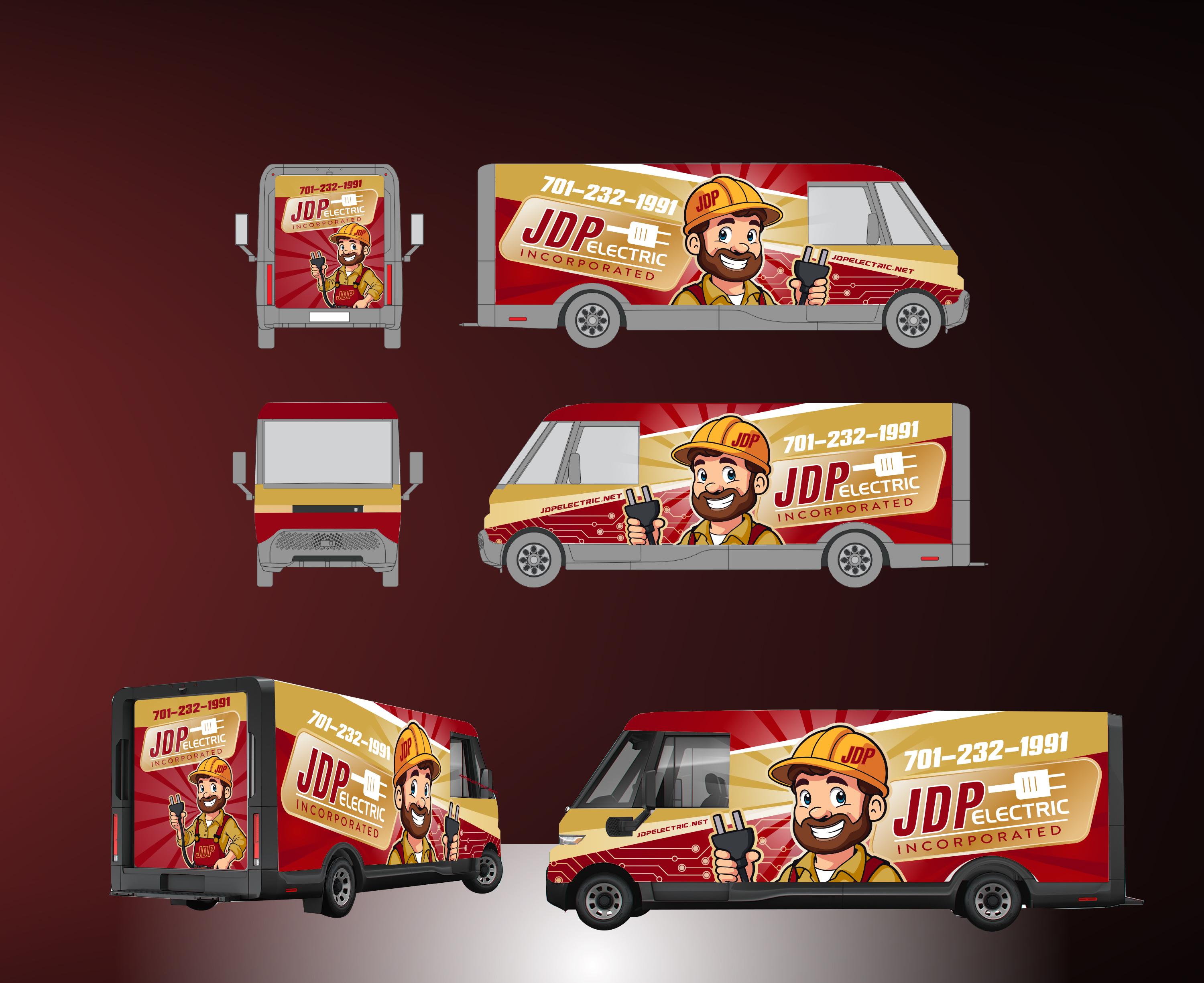 Car Wrap Design by Jelena B for JDP Electric | Design #34686779