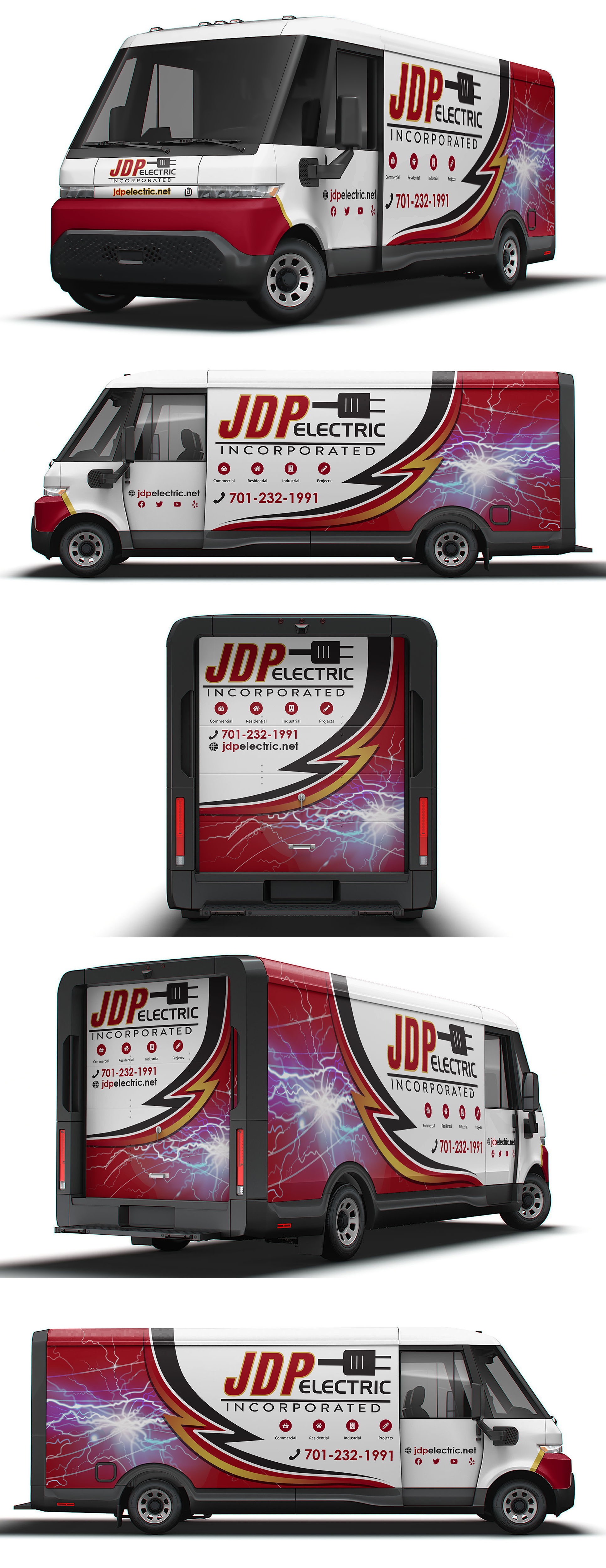 Car Wrap Design by AZ_Studio for JDP Electric | Design #34684952