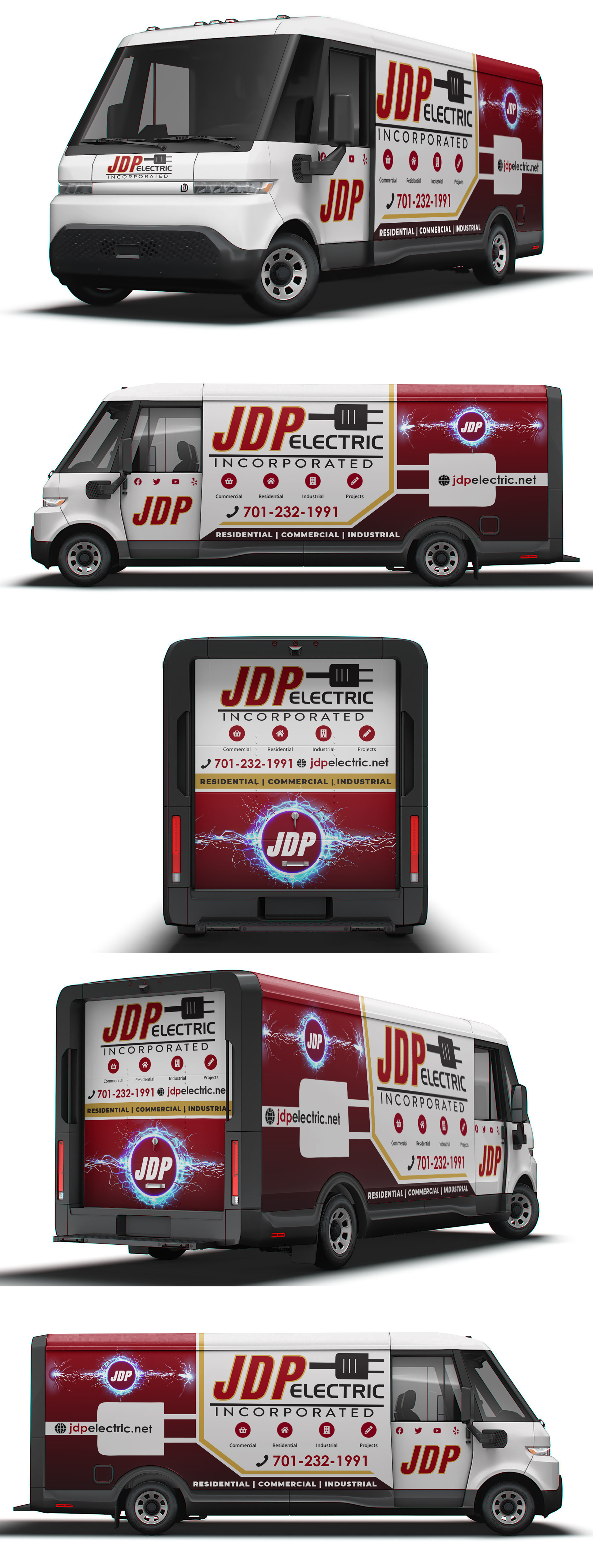 Car Wrap Design by AZ_Studio for JDP Electric | Design #34687217