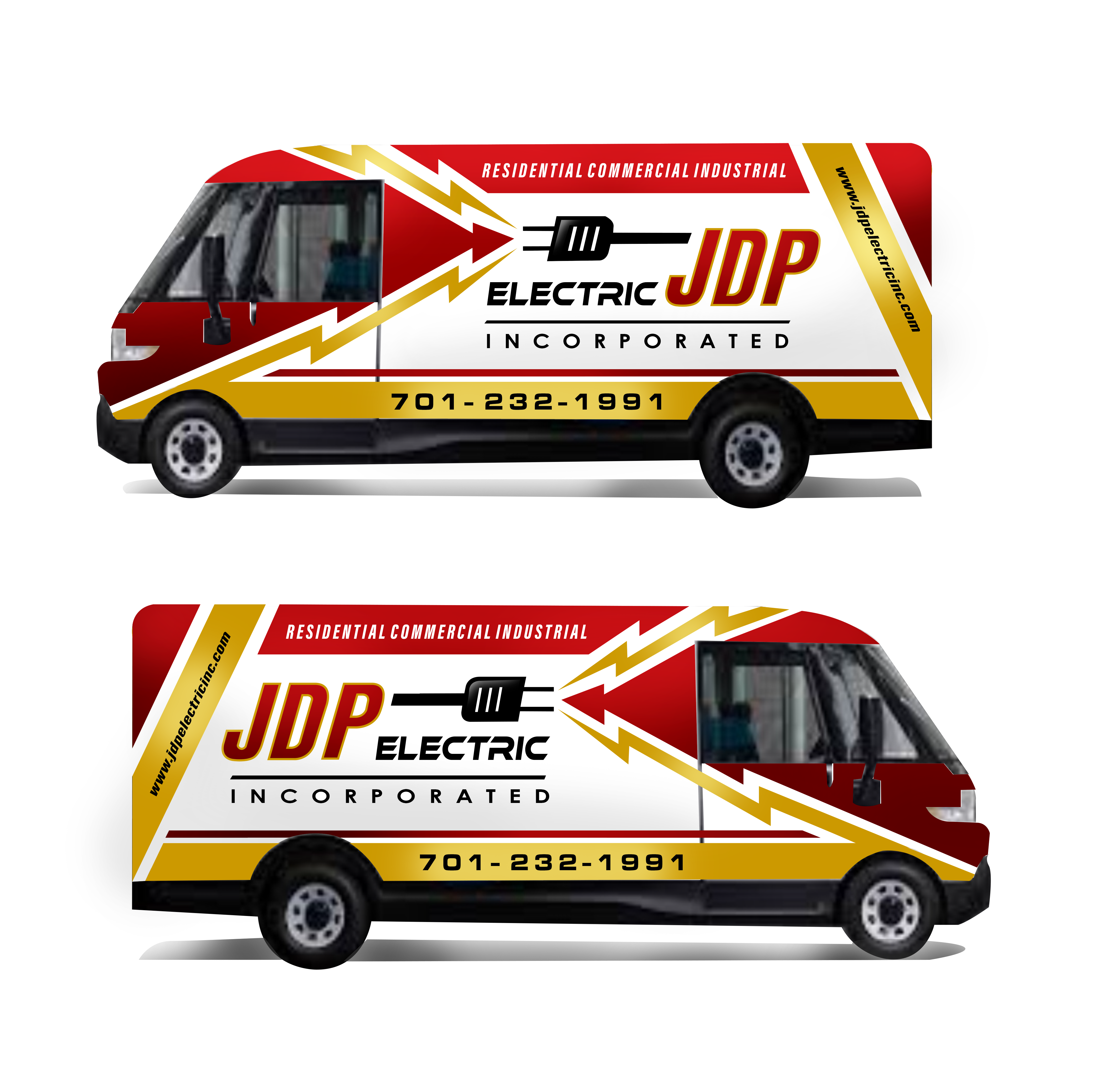 Car Wrap Design by eva8jr for JDP Electric | Design #34696598