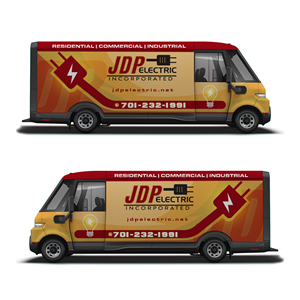 Car Wrap Design by 123graphics for JDP Electric | Design: #34684293