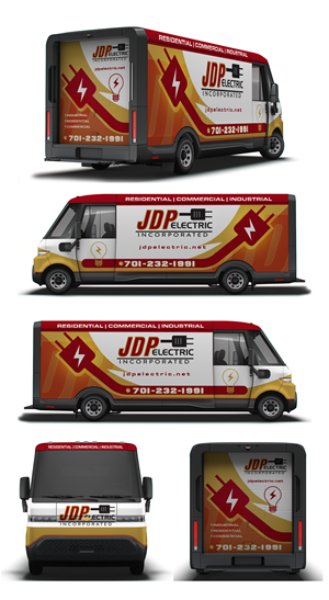 Car Wrap Design by 123graphics for JDP Electric | Design: #34689603
