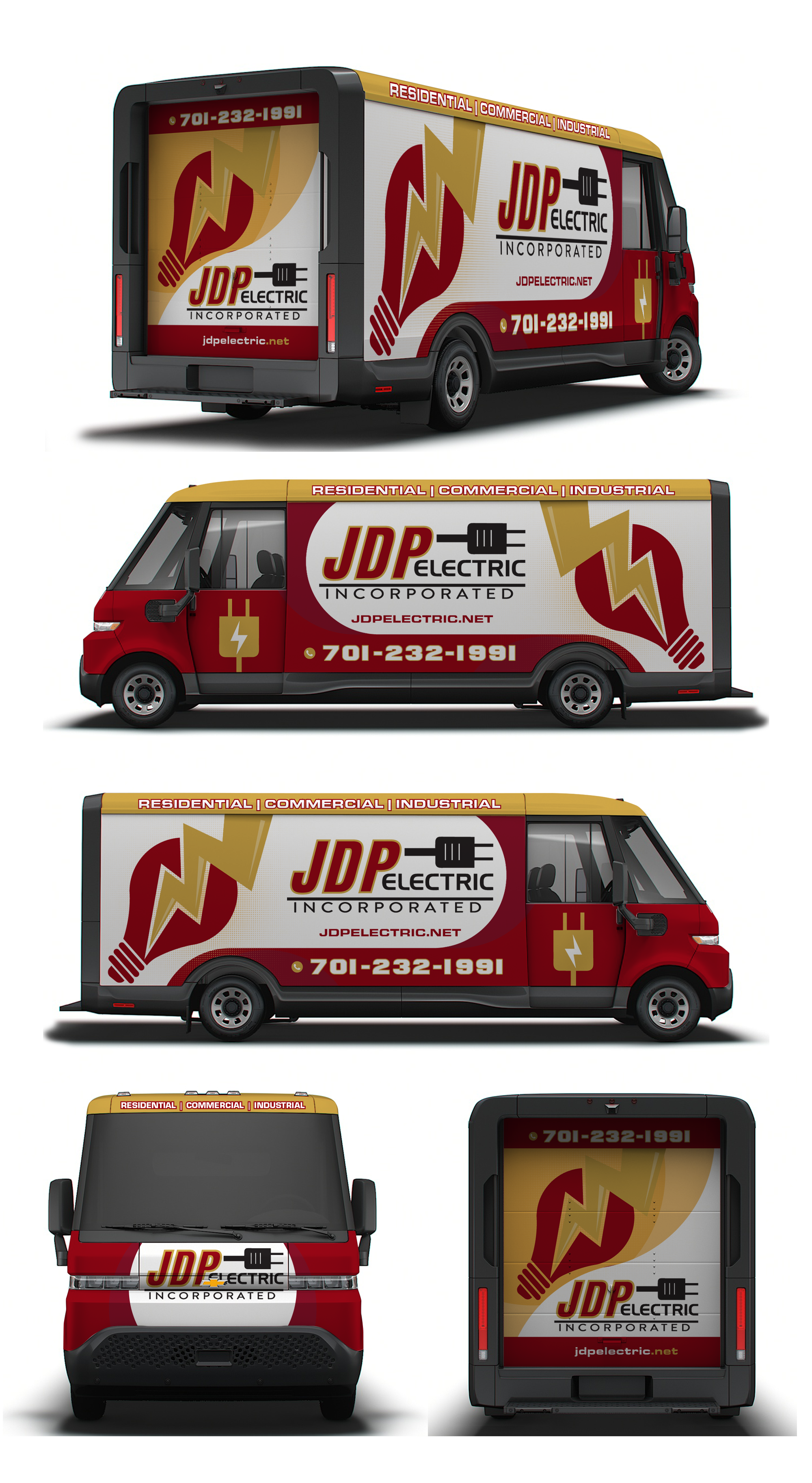 Car Wrap Design by 123graphics for JDP Electric | Design #34689610