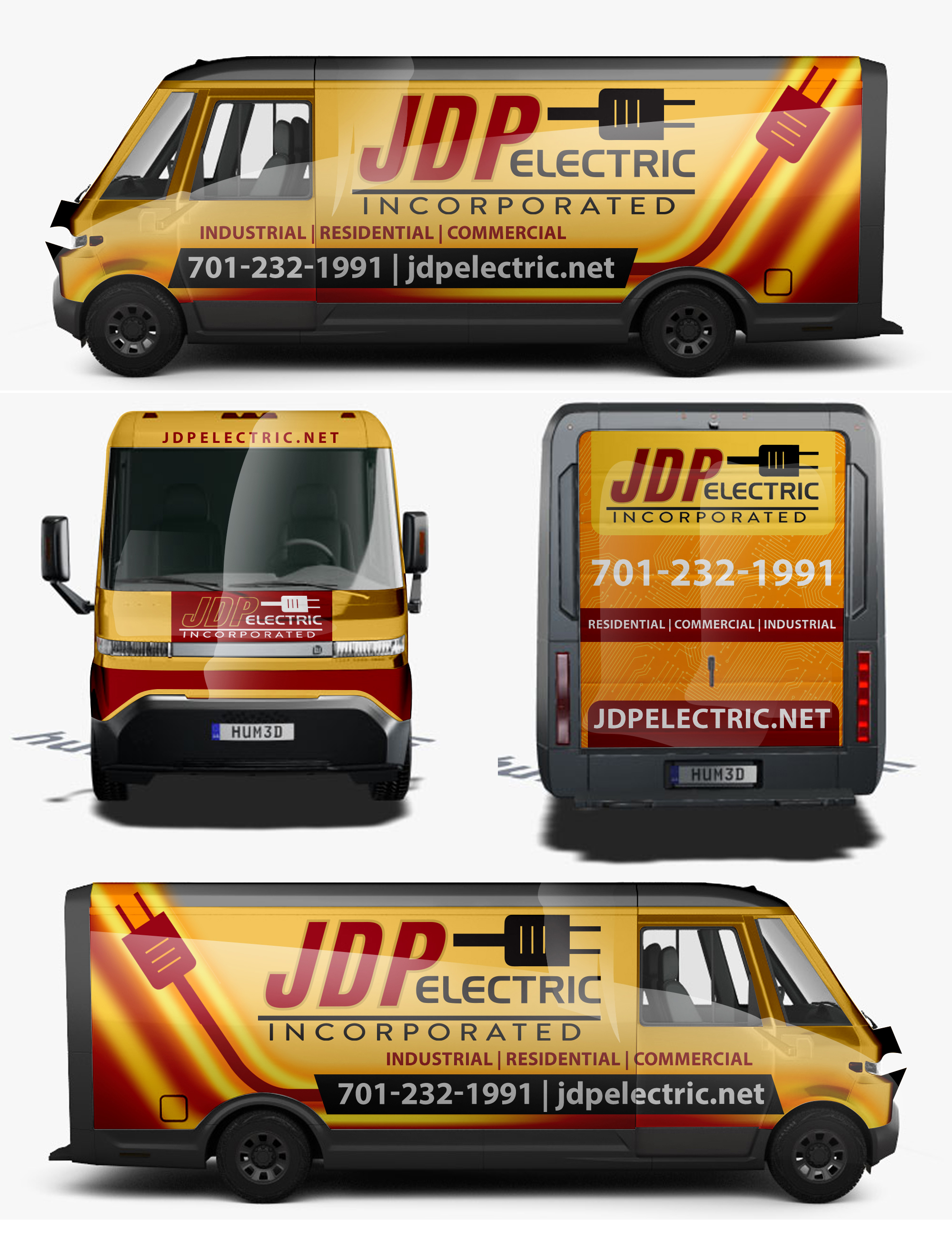 Car Wrap Design by websmartusa for JDP Electric | Design #34689031