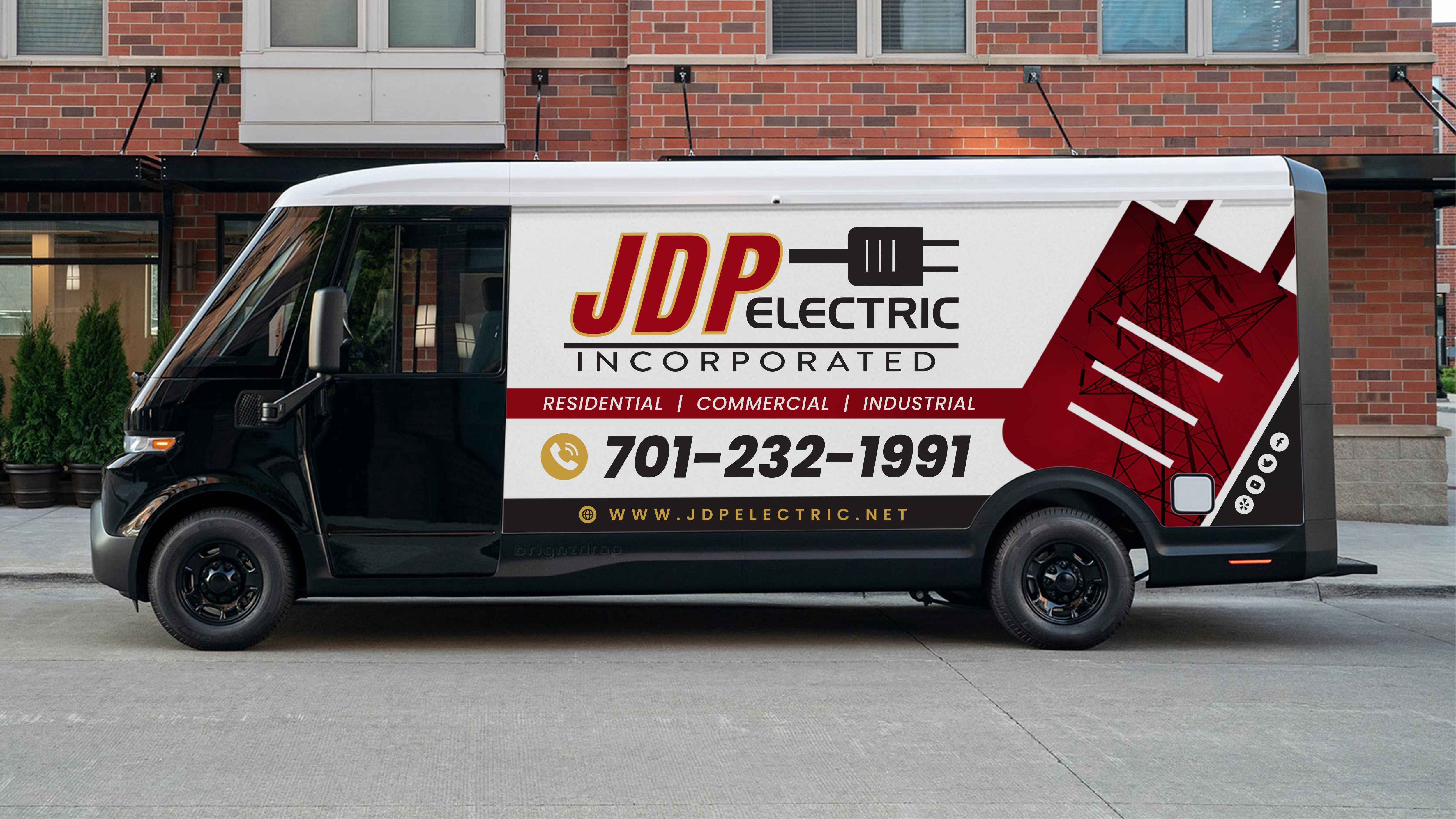 Car Wrap Design by SAI DESIGNS for JDP Electric | Design #34684754