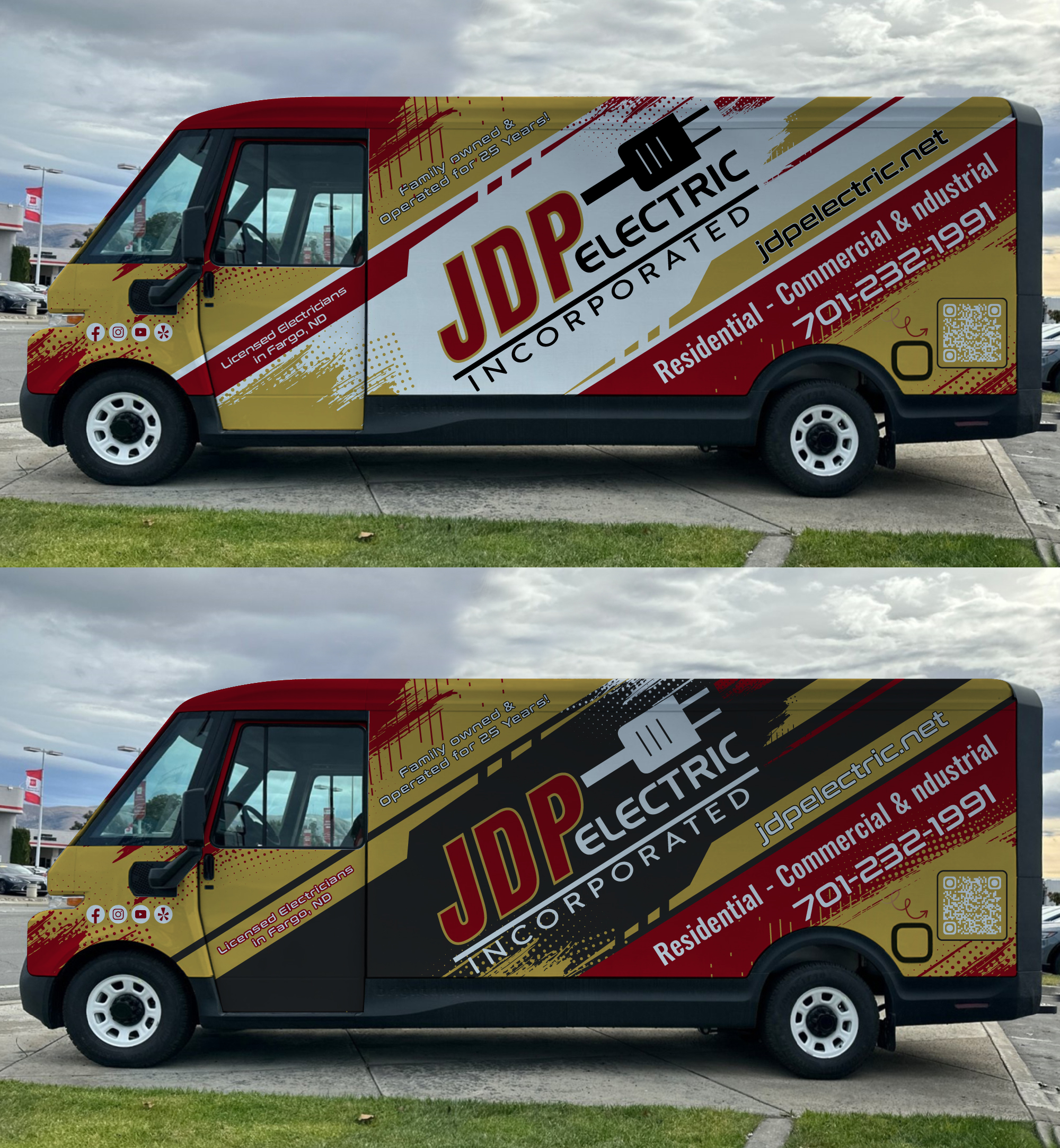 Car Wrap Design by Wrapcia for JDP Electric | Design #34710236