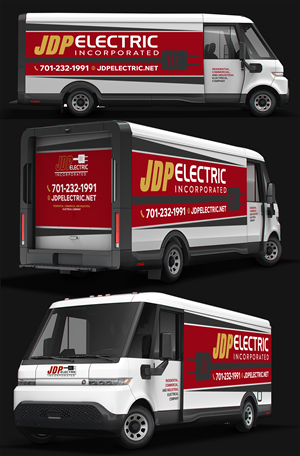 Diseño de Rotulación de Vehículo por GLOW para JDP Electric | Diseño #34712252