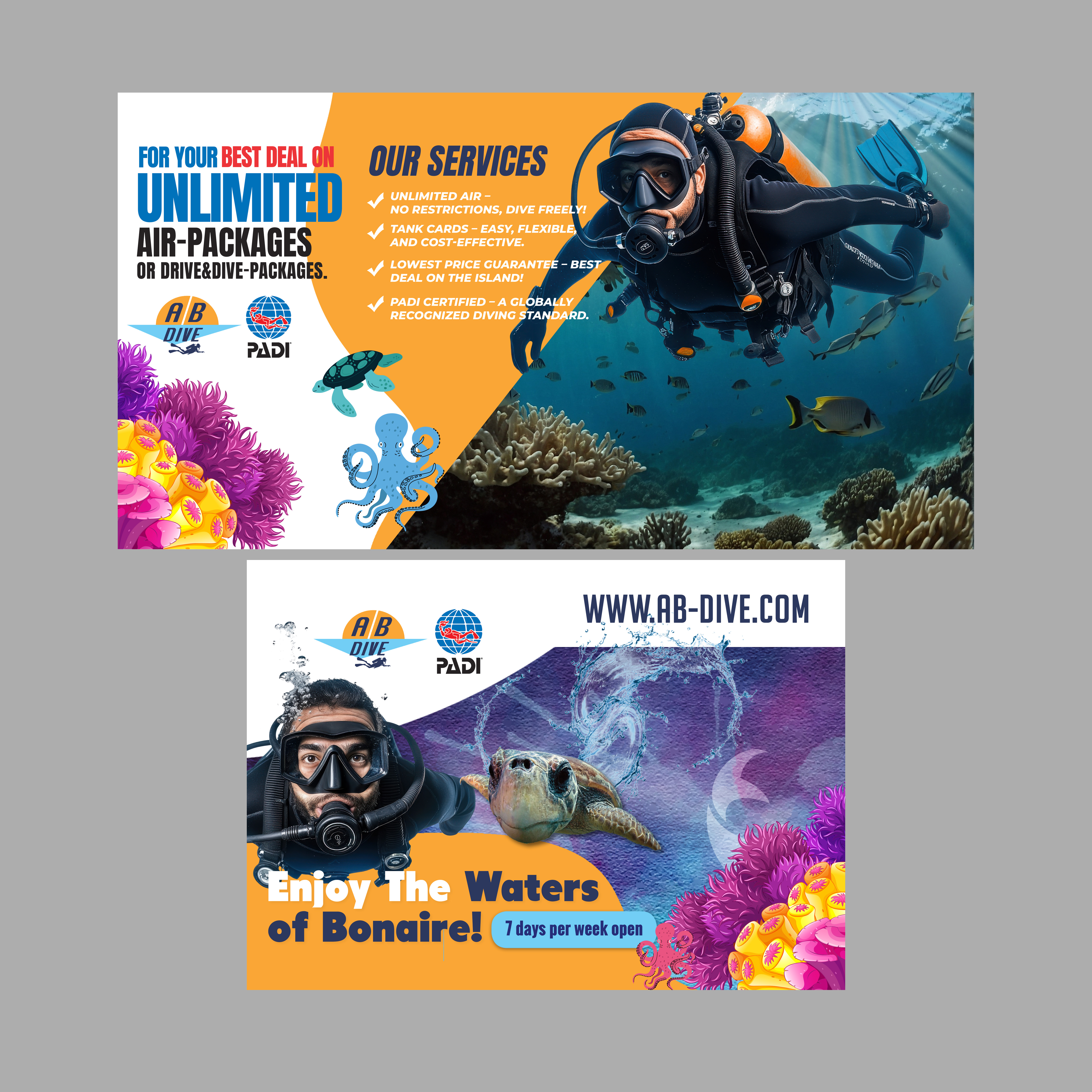 Trade Show Booth Design by Osama Soliman for AB Dive | Design #34707210