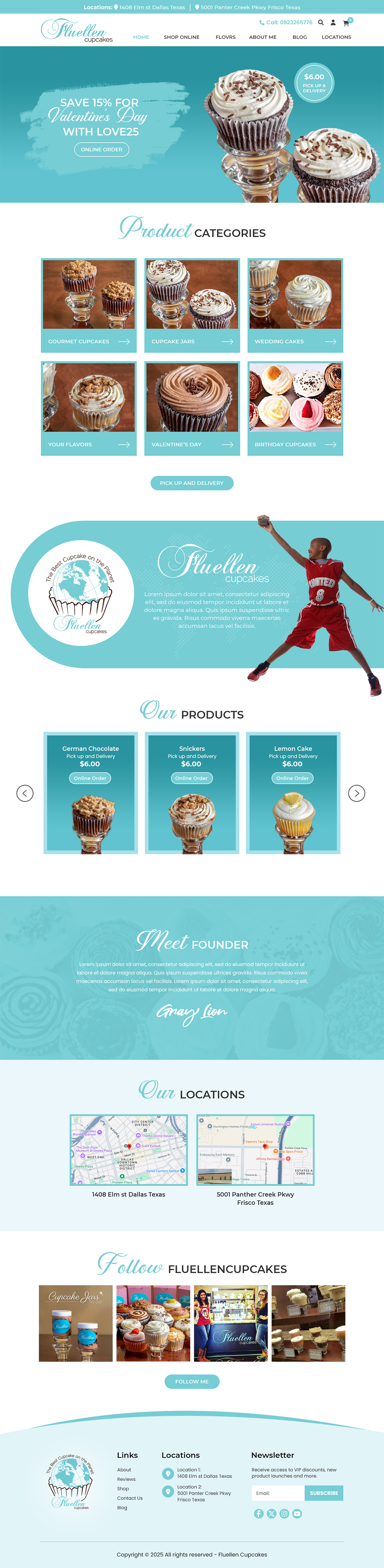 Web Design by MAHABA for Fluellen Cupcakes | Design #34695520
