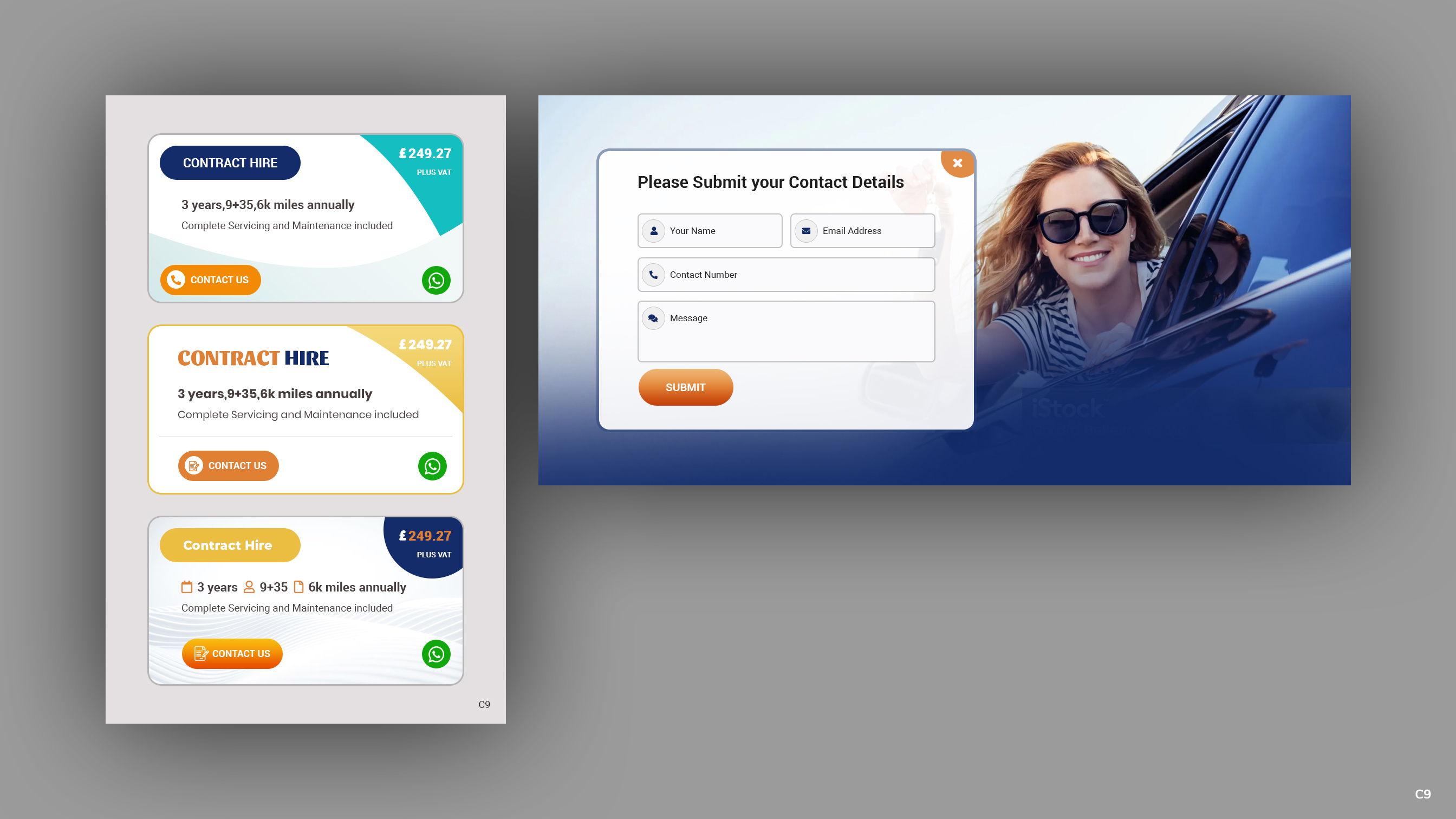 Web Design by pb for all vehicle contracts | Design #34699108