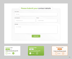 Web Design by pb for all vehicle contracts | Design: #34699109