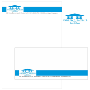 Letterhead Design by Mango for Law Offices of Andrew C. Bagnall | Design: #3107985