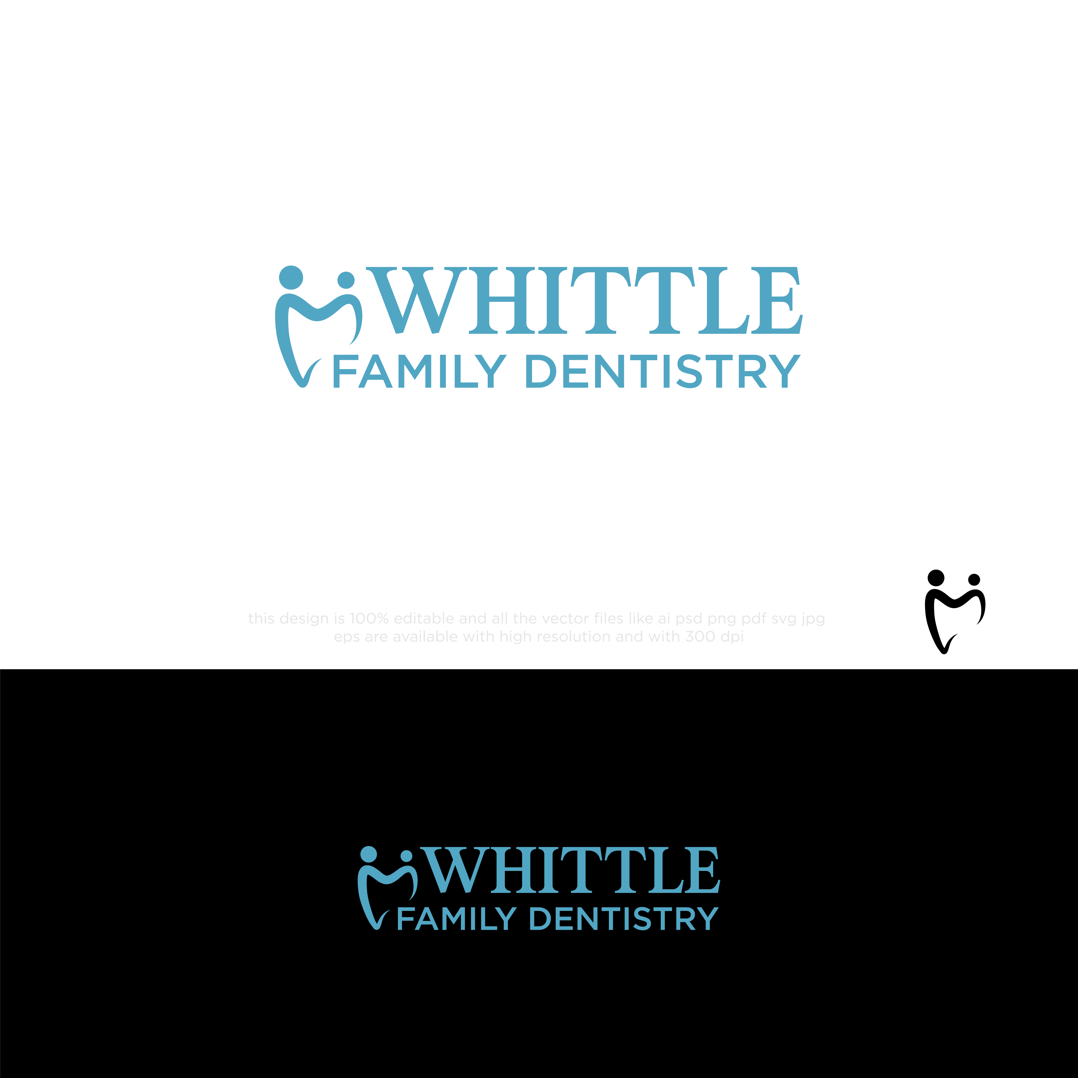 Logo Design by chilliebird studio for Whittle Family Dentistry | Design #34724911
