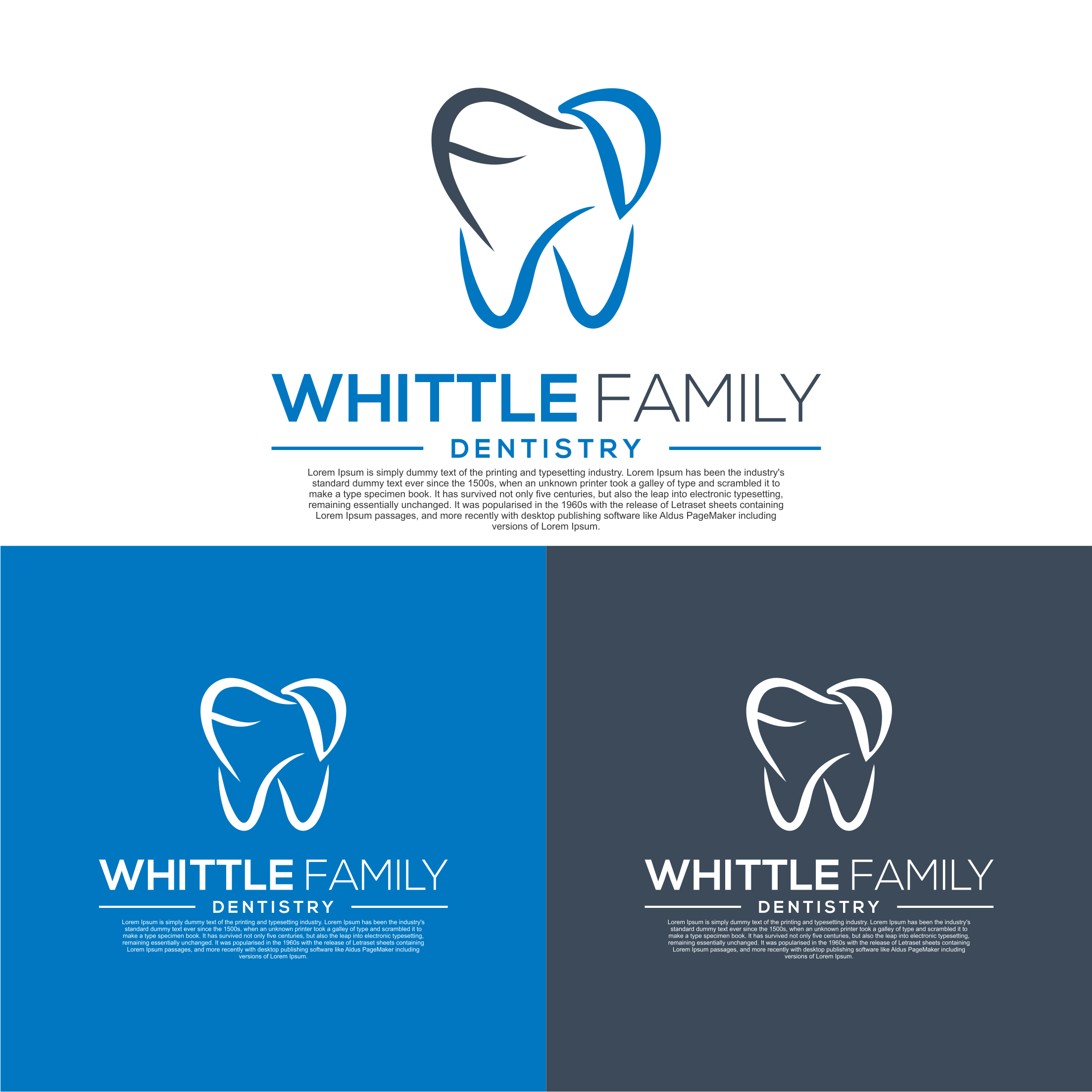 Logo Design by diego costa for Whittle Family Dentistry | Design #34688083