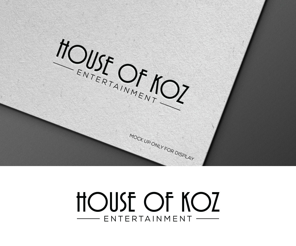 Diseño de Logo por Srk pix!14 para House of Koz Entertainment | Diseño #34688255