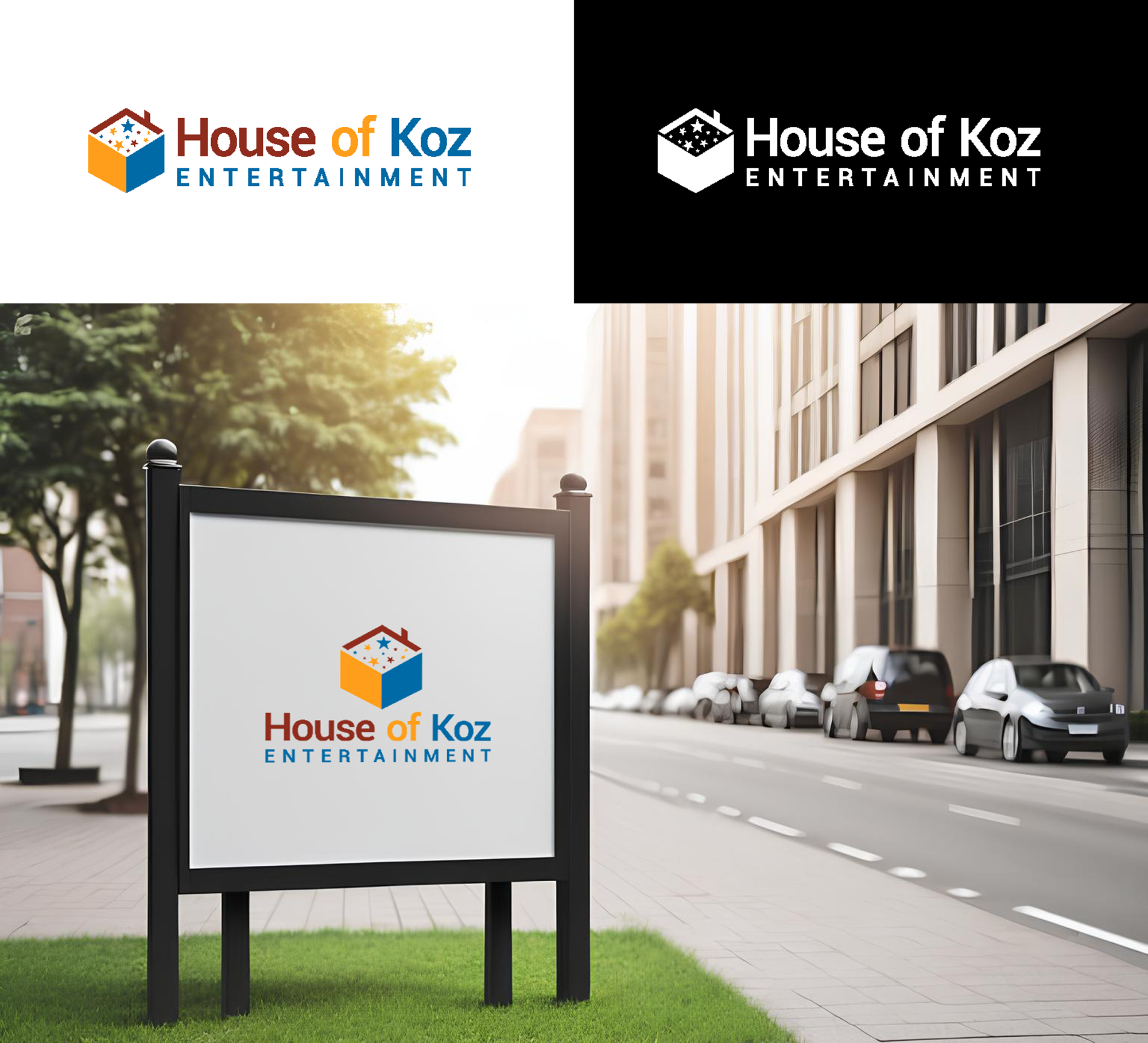 Diseño de Logo por RA-bica para House of Koz Entertainment | Diseño #34689419