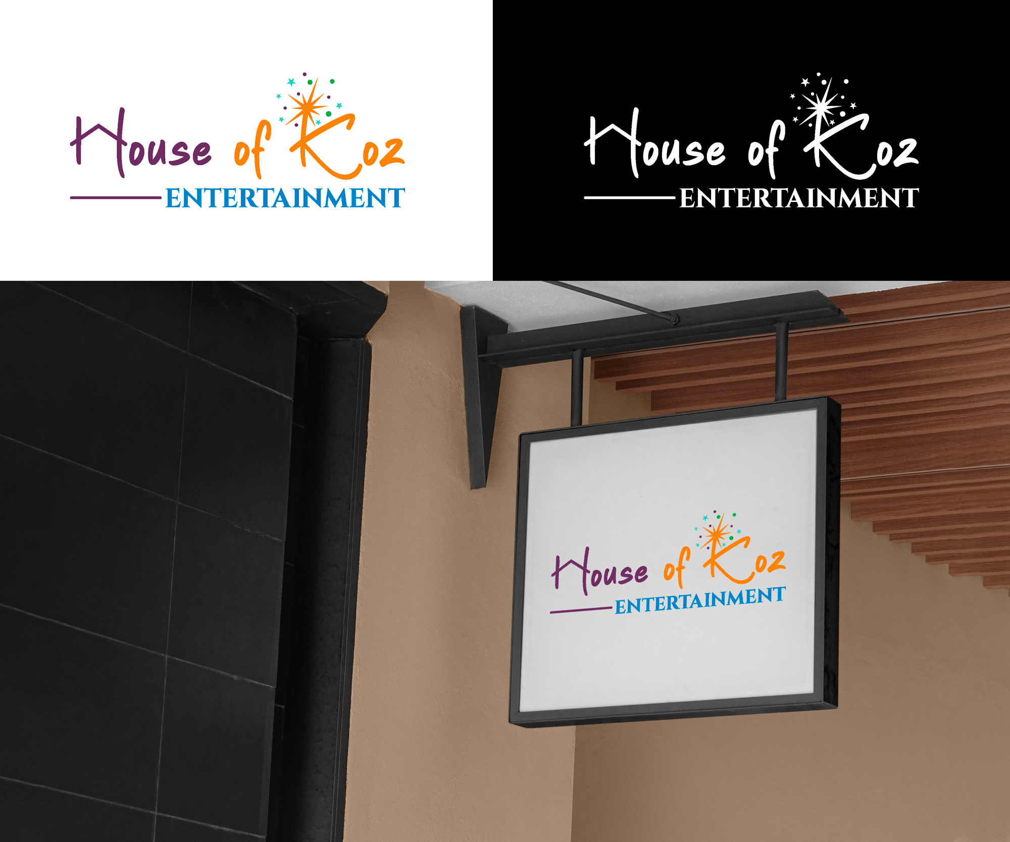 Diseño de Logo por RA-bica para House of Koz Entertainment | Diseño #34689420