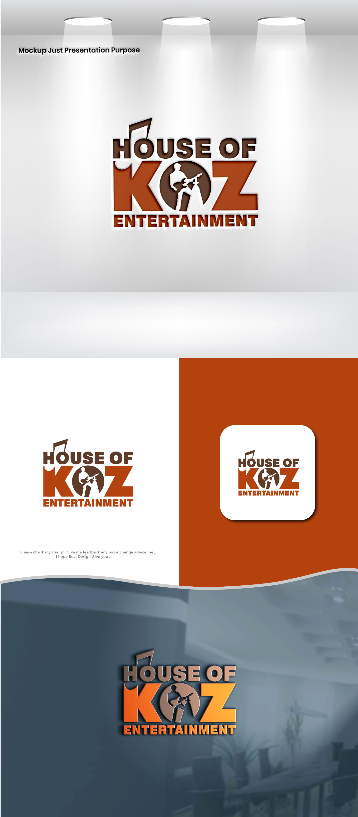 Logo Design by VectorForge for House of Koz Entertainment | Design #34693475