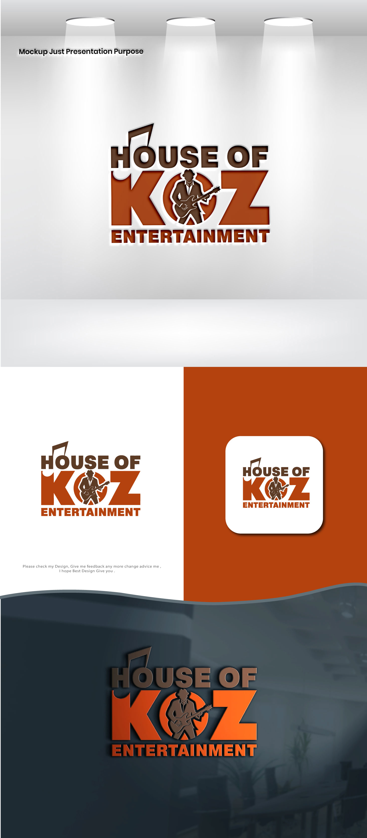 Diseño de Logo por VectorForge para House of Koz Entertainment | Diseño #34702741