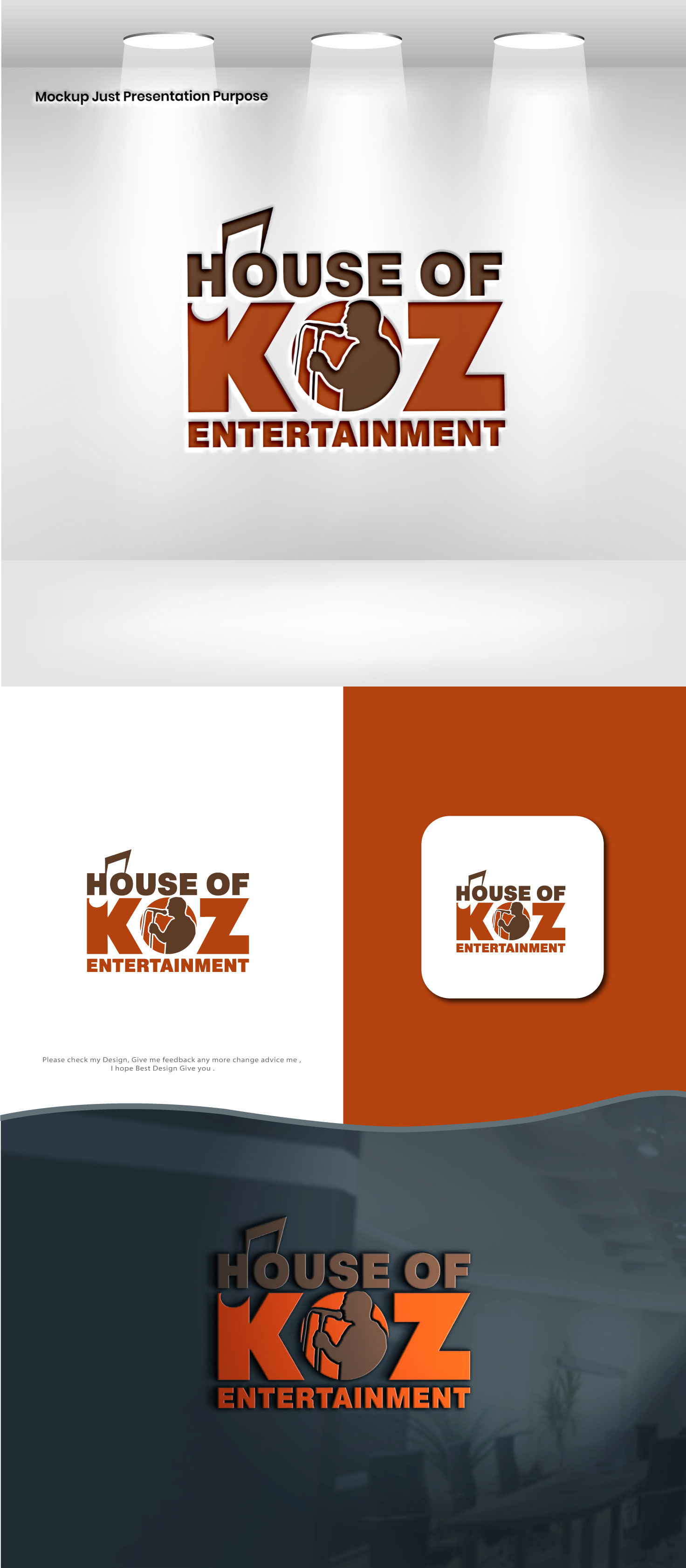 Diseño de Logo por VectorForge para House of Koz Entertainment | Diseño #34706610