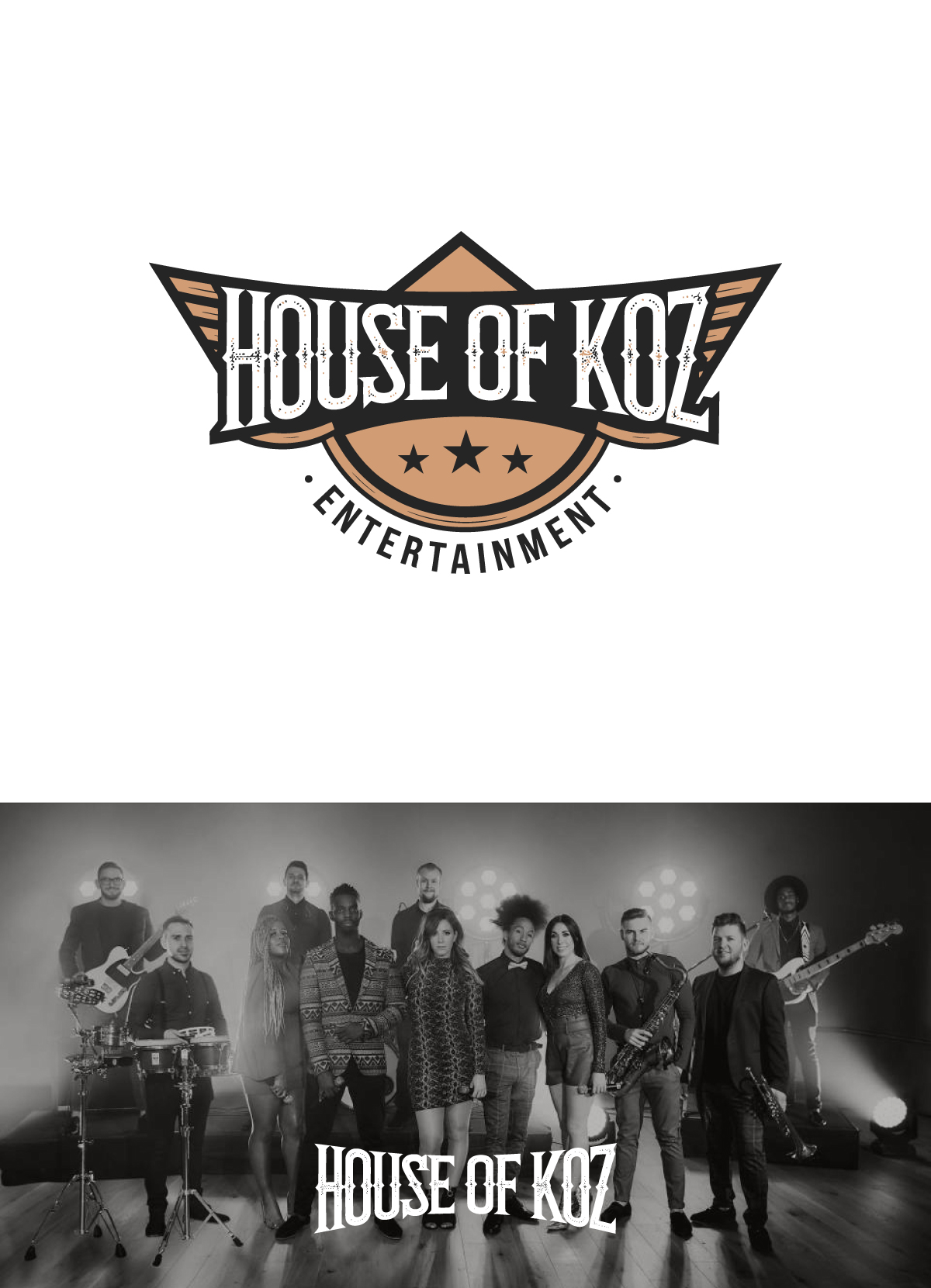 Logo-Design von apik. für House of Koz Entertainment | Design #34688170