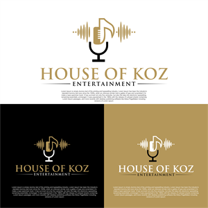 Logo Design by diego costa for House of Koz Entertainment | Design: #34687494