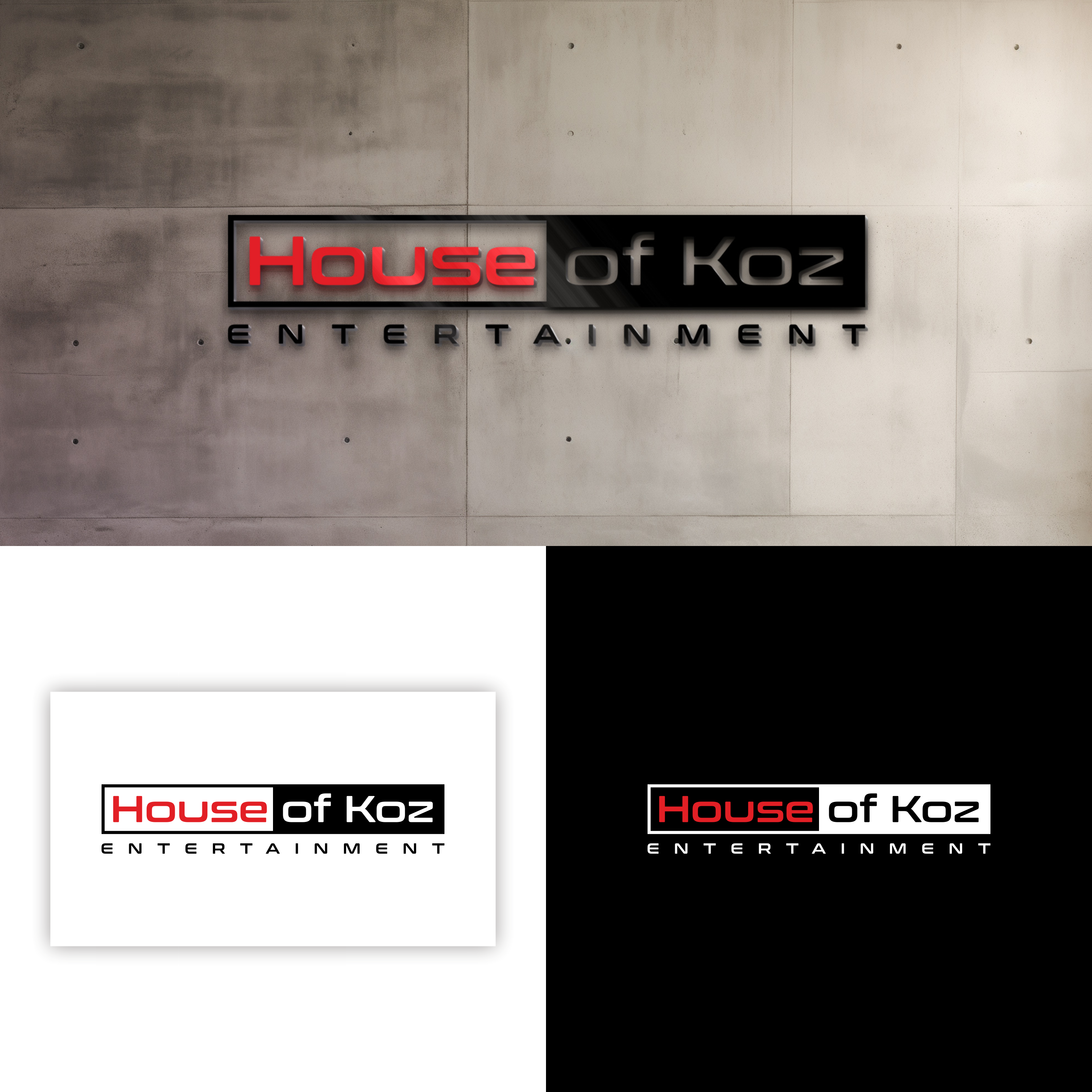 Diseño de Logo por syad666 para House of Koz Entertainment | Diseño #34687467