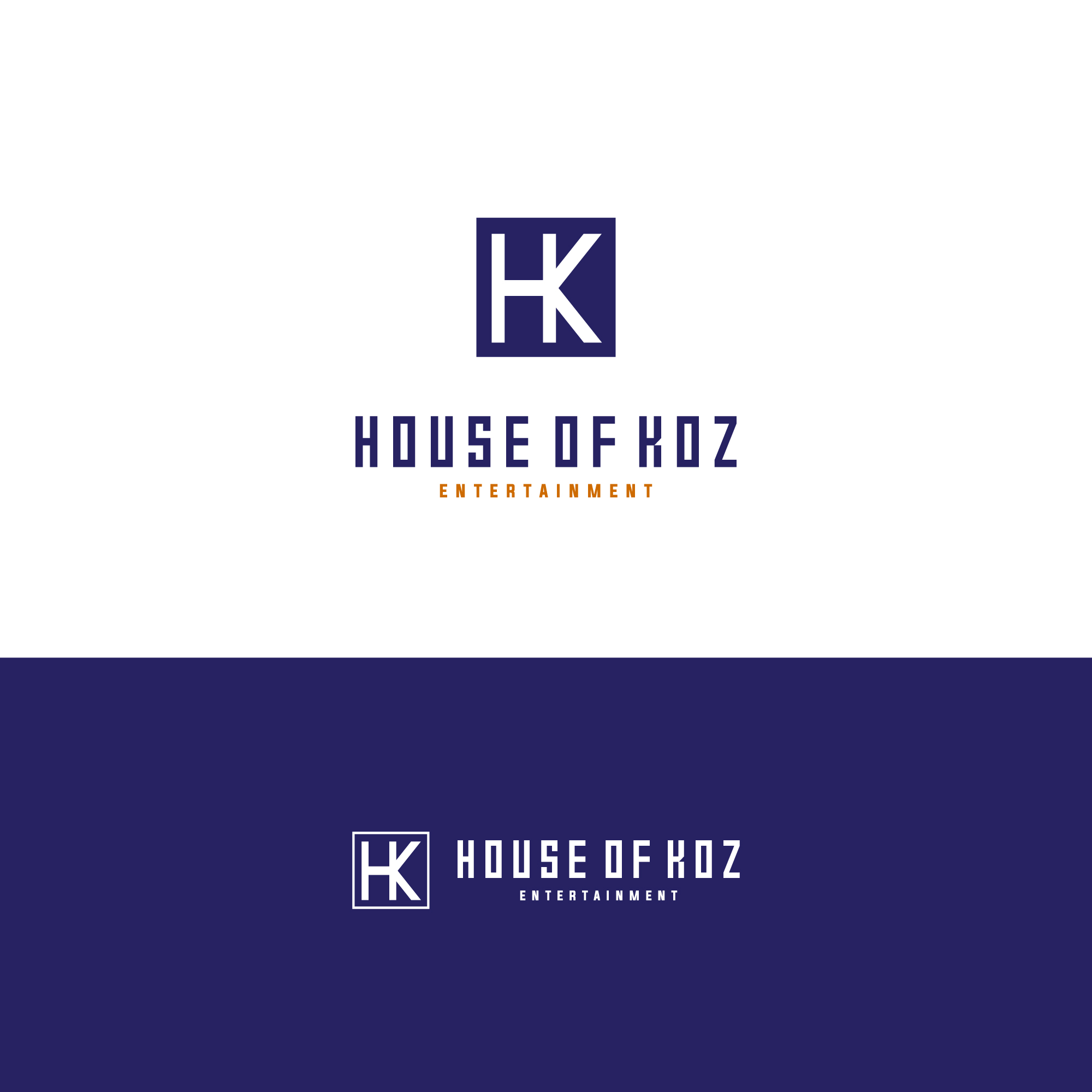 Logo-Design von Line Art Taste für House of Koz Entertainment | Design #34688374