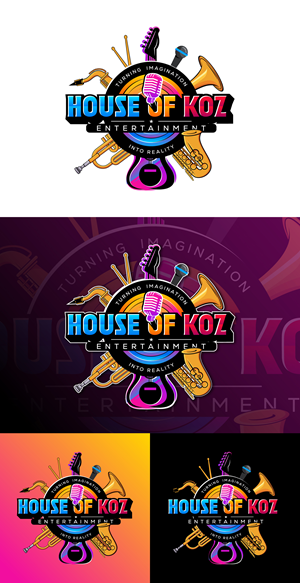 Logo Design by debdesign for House of Koz Entertainment | Design: #34750970