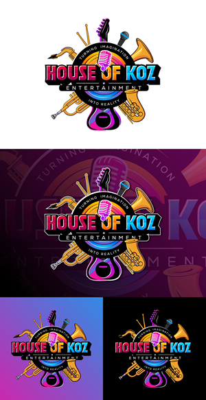 Logo Design by debdesign for House of Koz Entertainment | Design: #34750971