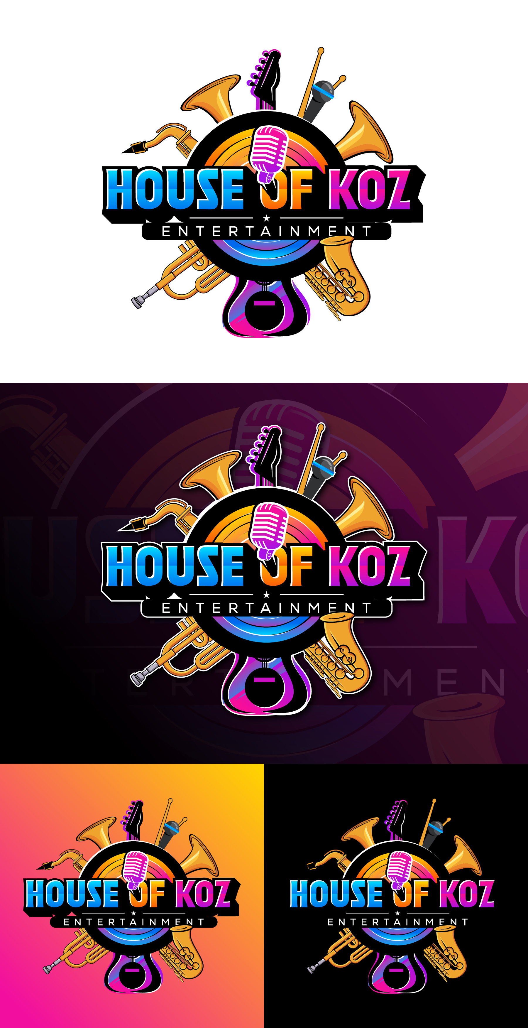 Diseño de Logo por debdesign para House of Koz Entertainment | Diseño #34753940