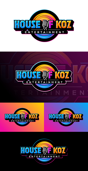 Logo Design by debdesign for House of Koz Entertainment | Design: #34753941