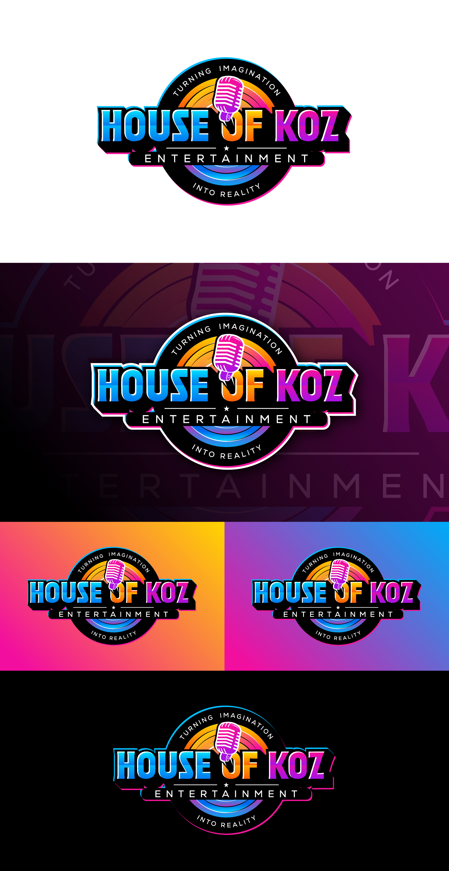 Diseño de Logo por debdesign para House of Koz Entertainment | Diseño #34759092