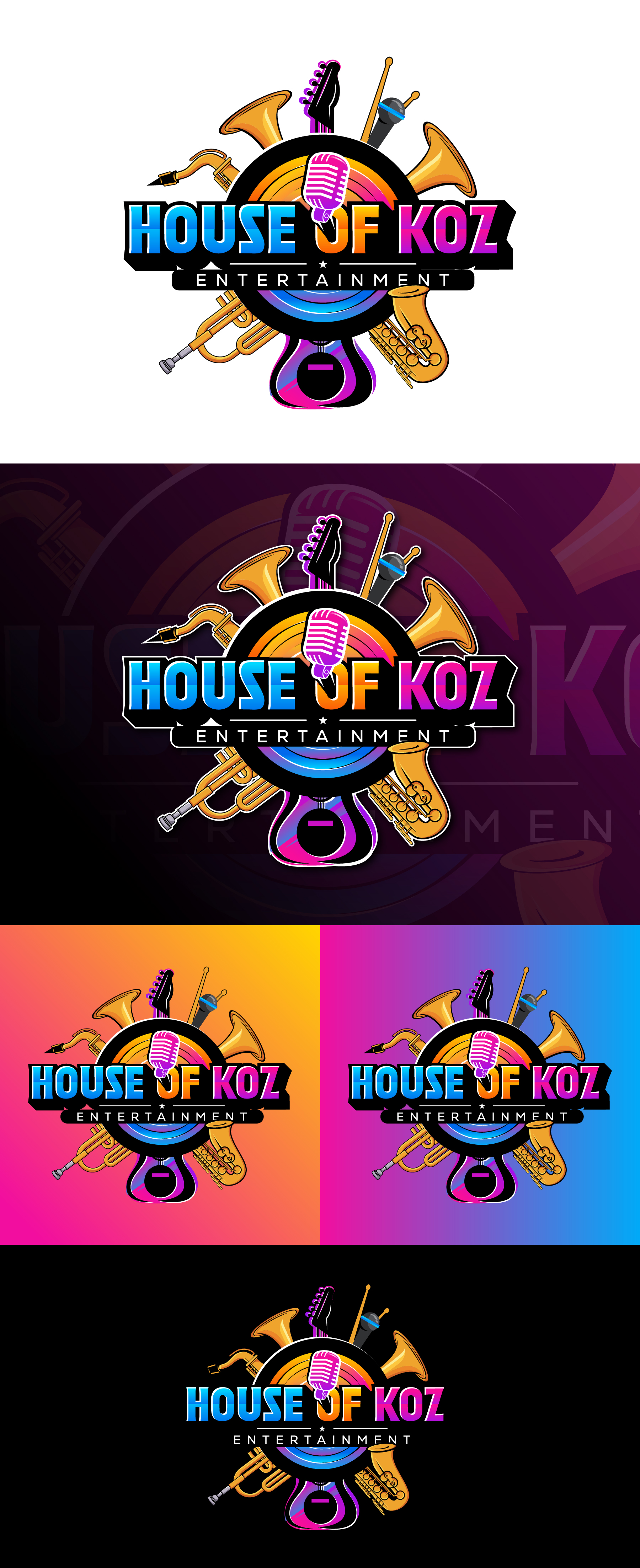 Diseño de Logo por debdesign para House of Koz Entertainment | Diseño #34765569