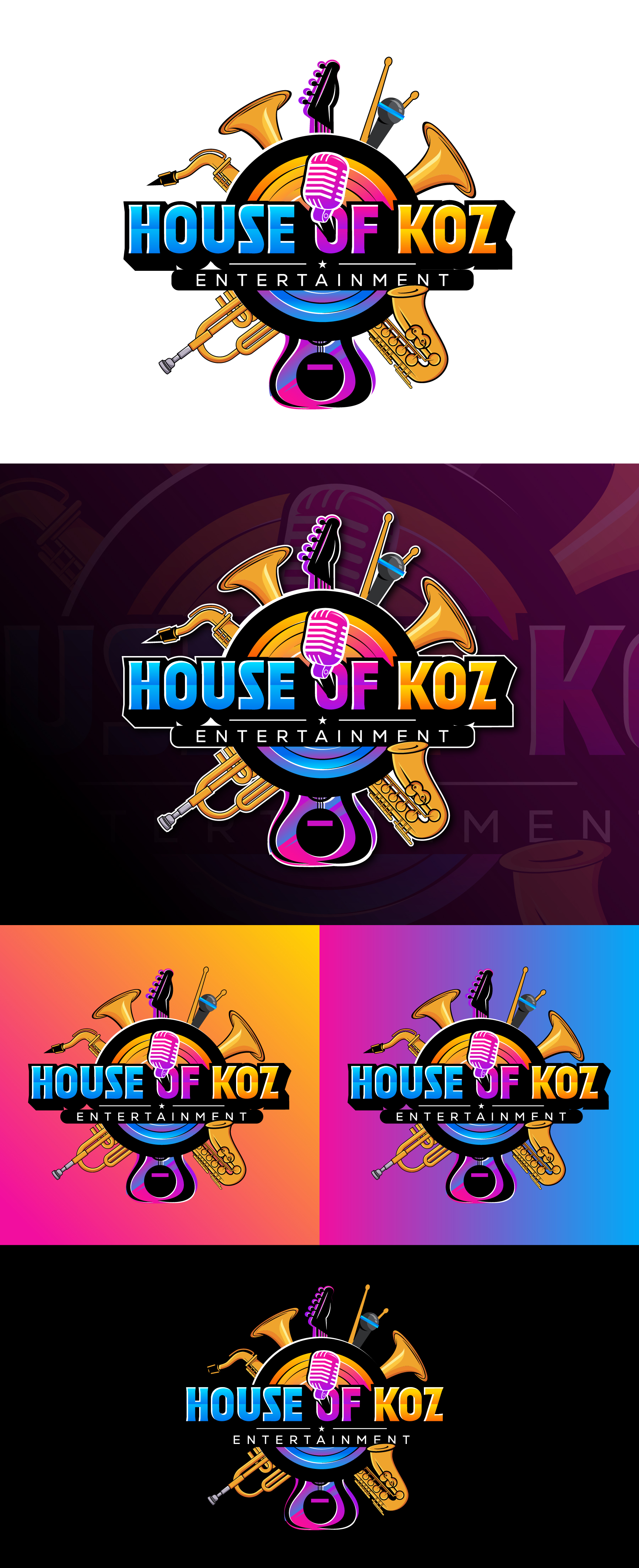 Diseño de Logo por debdesign para House of Koz Entertainment | Diseño #34765570