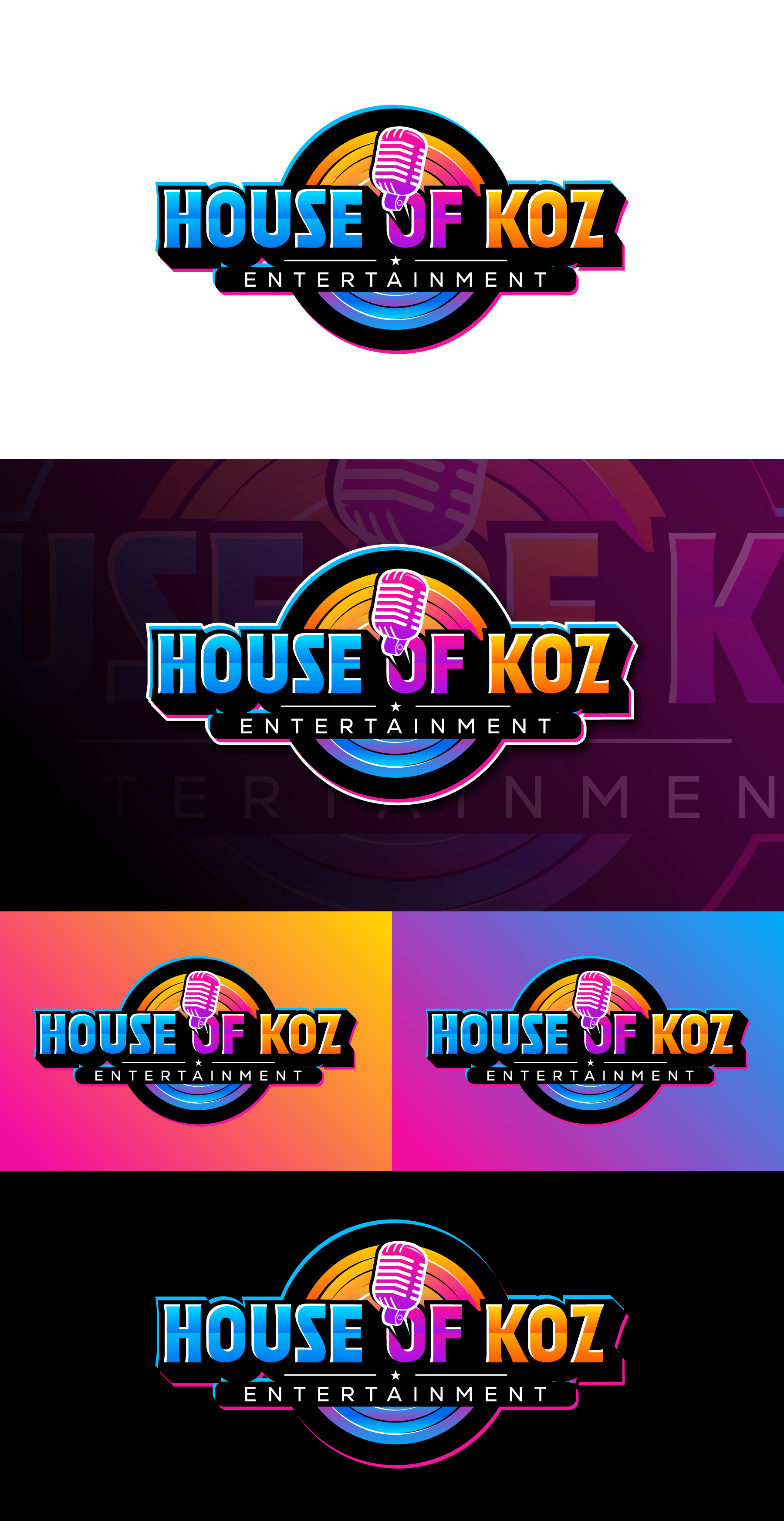 Diseño de Logo por debdesign para House of Koz Entertainment | Diseño #34765574