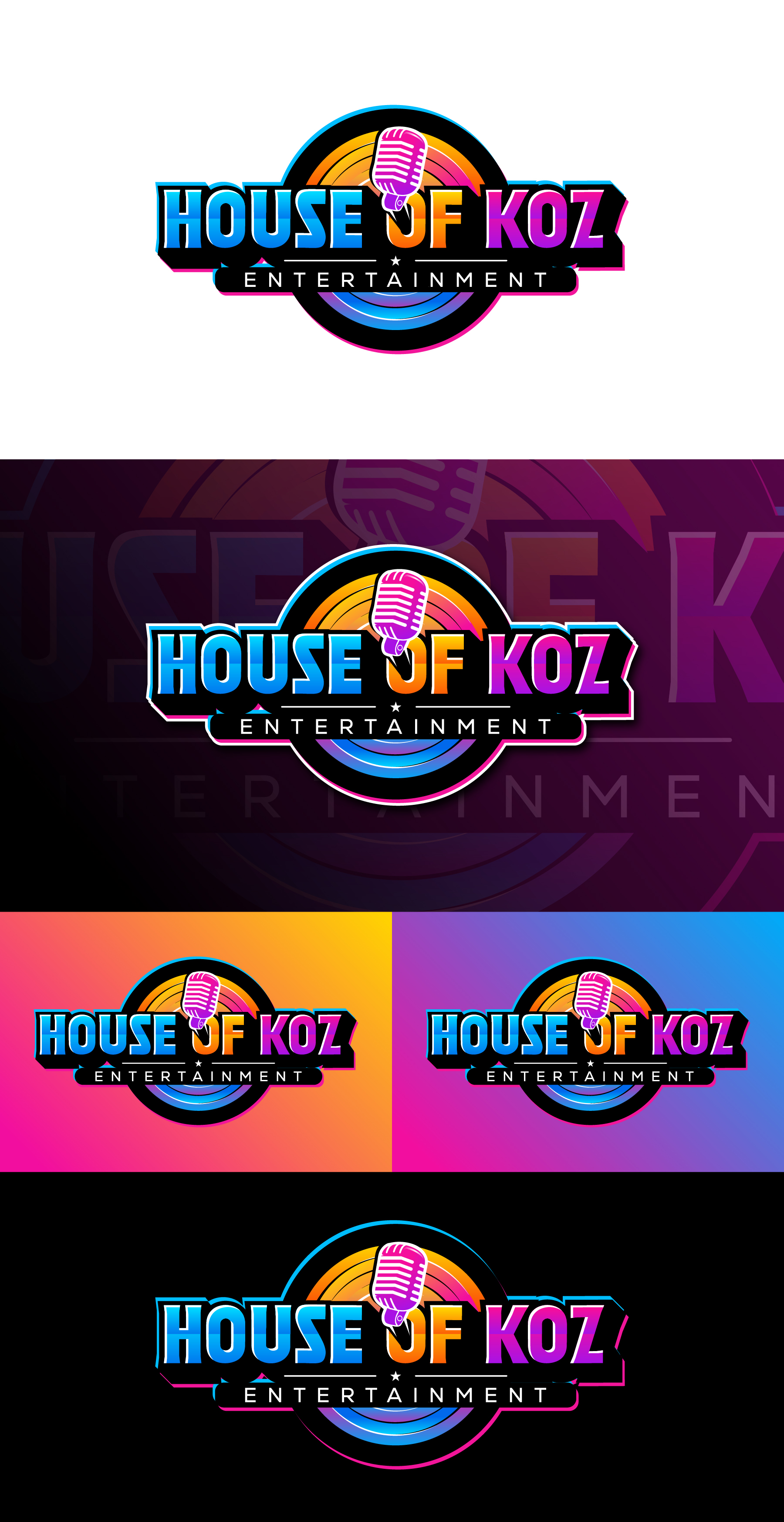 Logo Design by debdesign for House of Koz Entertainment | Design #34765579